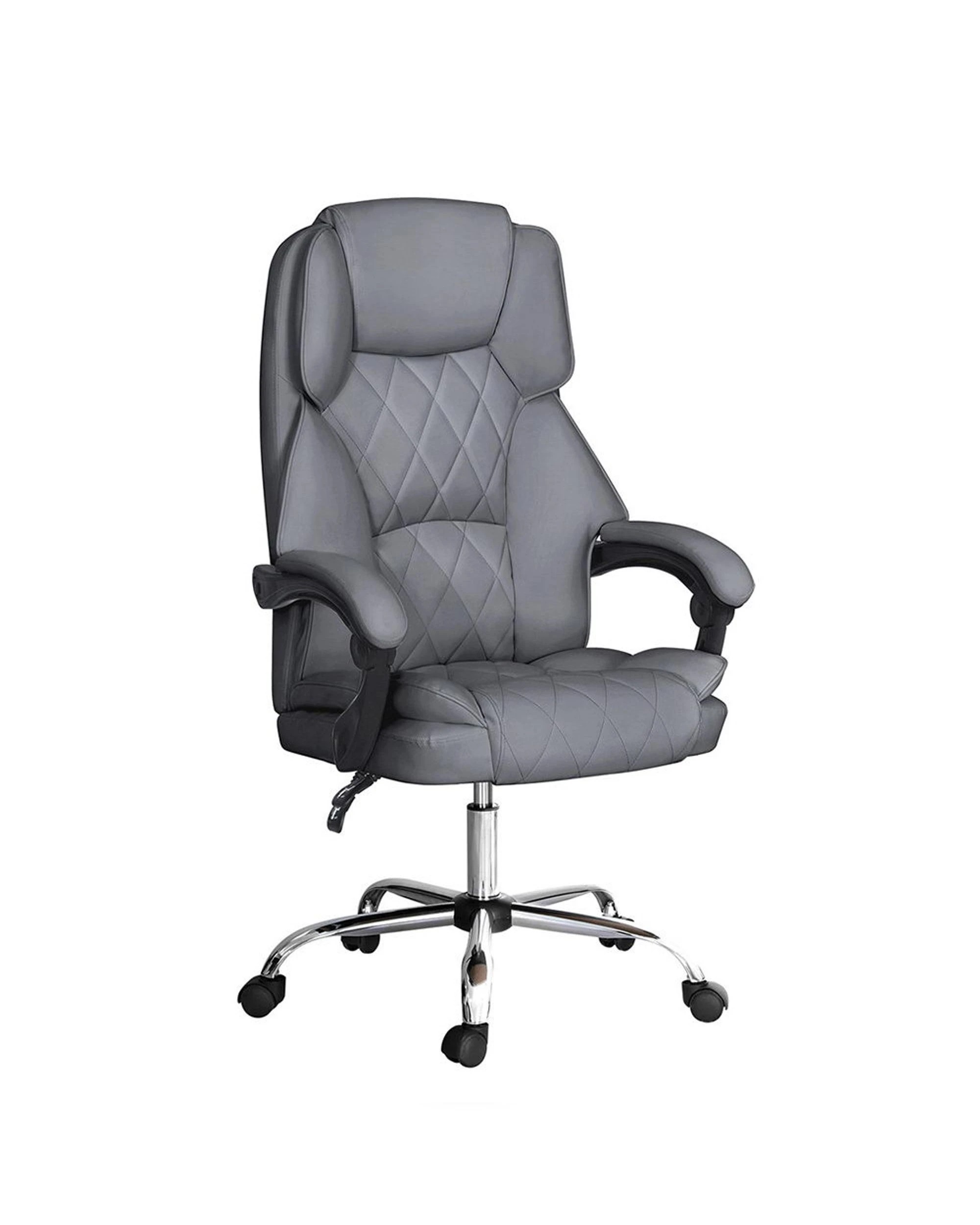 1 Artiss Executive Office Chair Recliner - Grey, 1 of 6