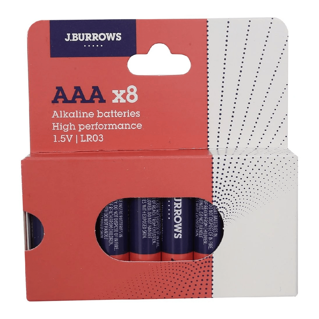 1 J.Burrows AAA Batteries 8 Pack, 1 of 6