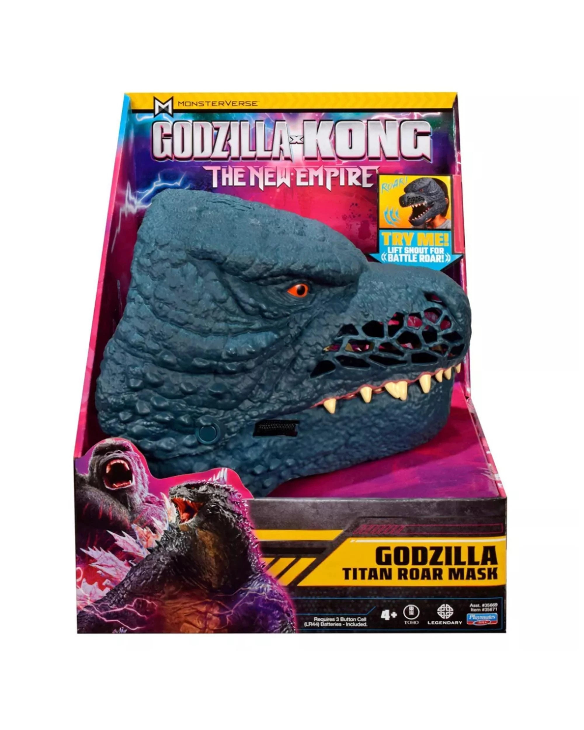 1 Godzilla x Kong: The New Empire Godzilla Mask, 1 of 3