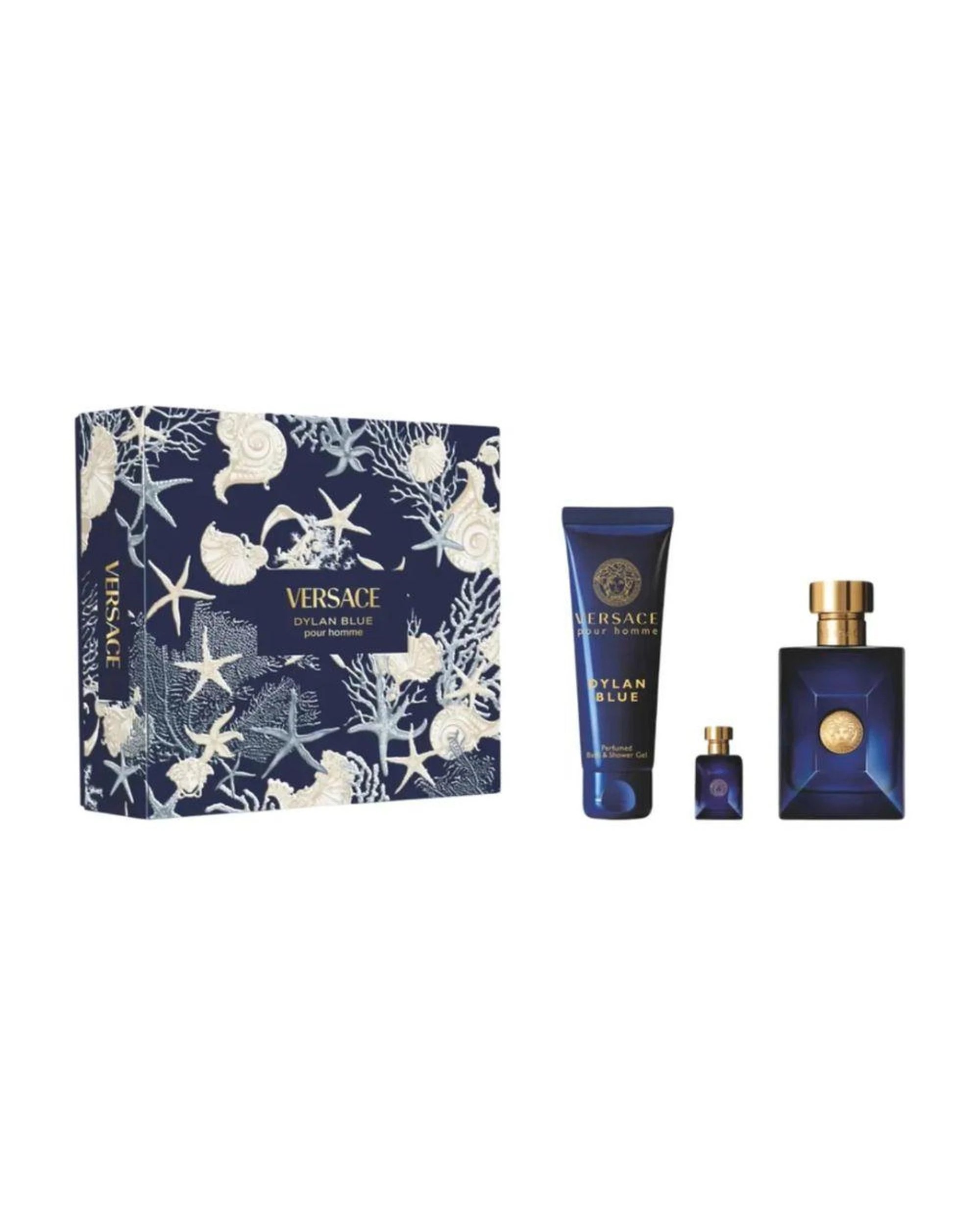 1 Versace Dylan Blue Pour Homme 3 Piece 100ml Eau de Toilette, 1 of 1