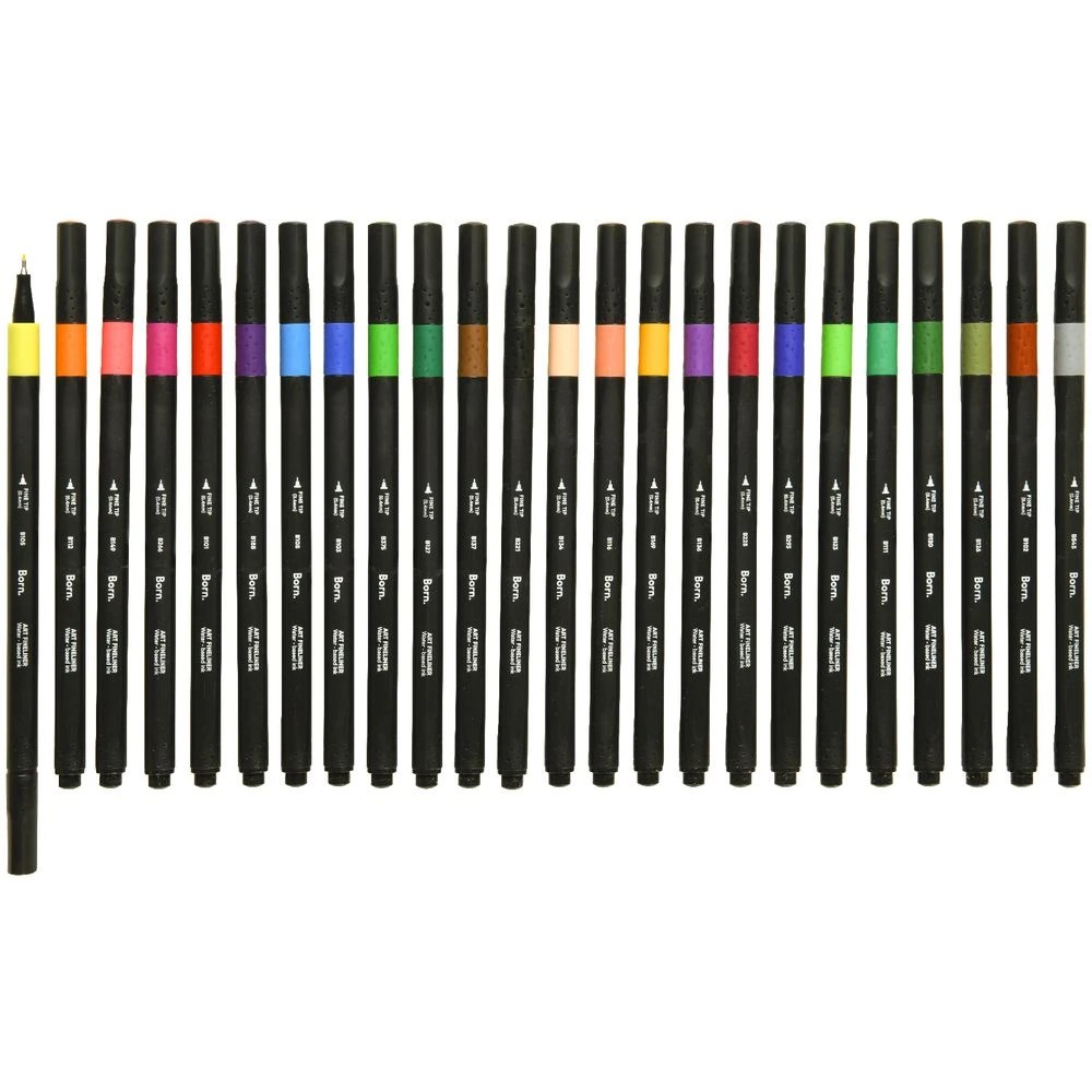 2 Born Art Fineliners Assorted 24 Pack, 2 of 3