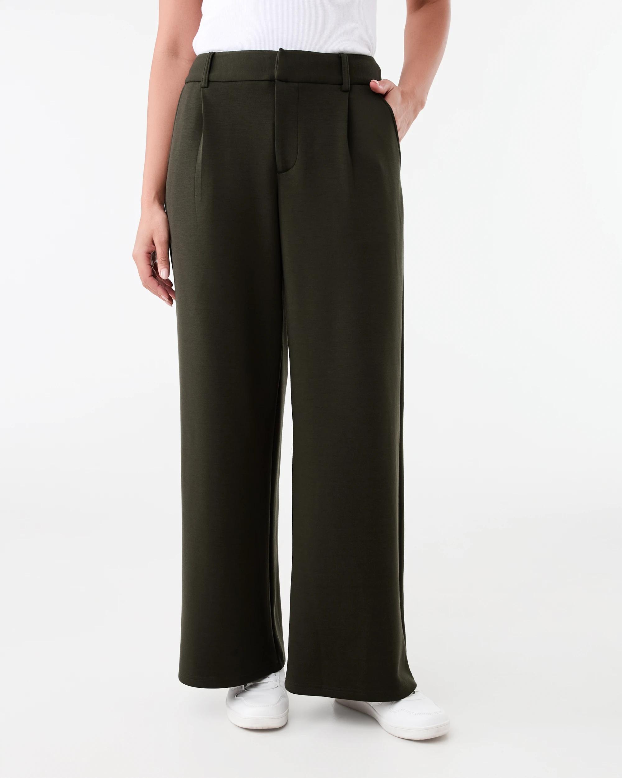 1 Comfort Tailored Pants Deep Olive, 1 of 5