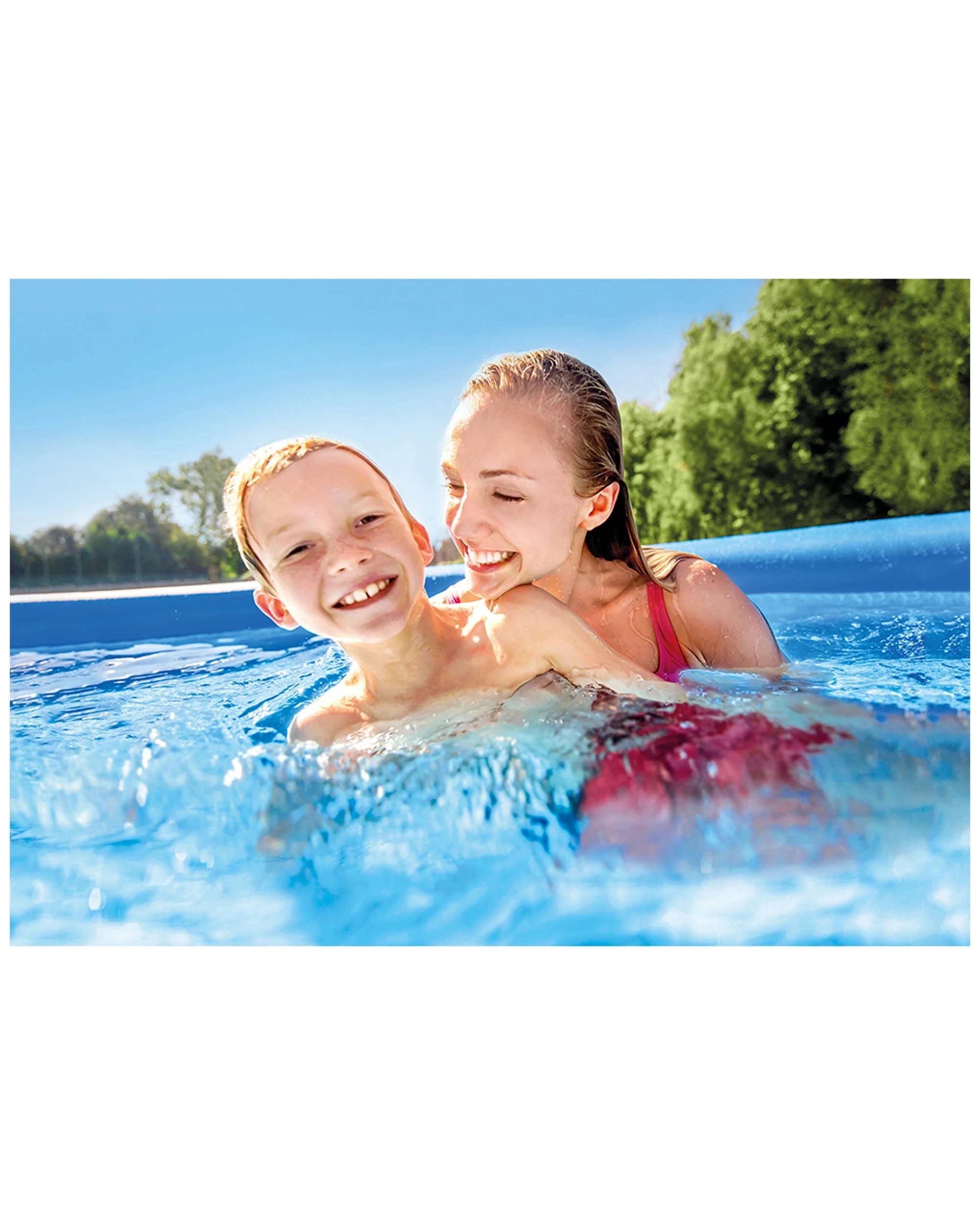 9 Intex Easyset 3.05mx76cm Above Ground Swimming Pool Set Outdoor/garden - Blue, 9 of 9