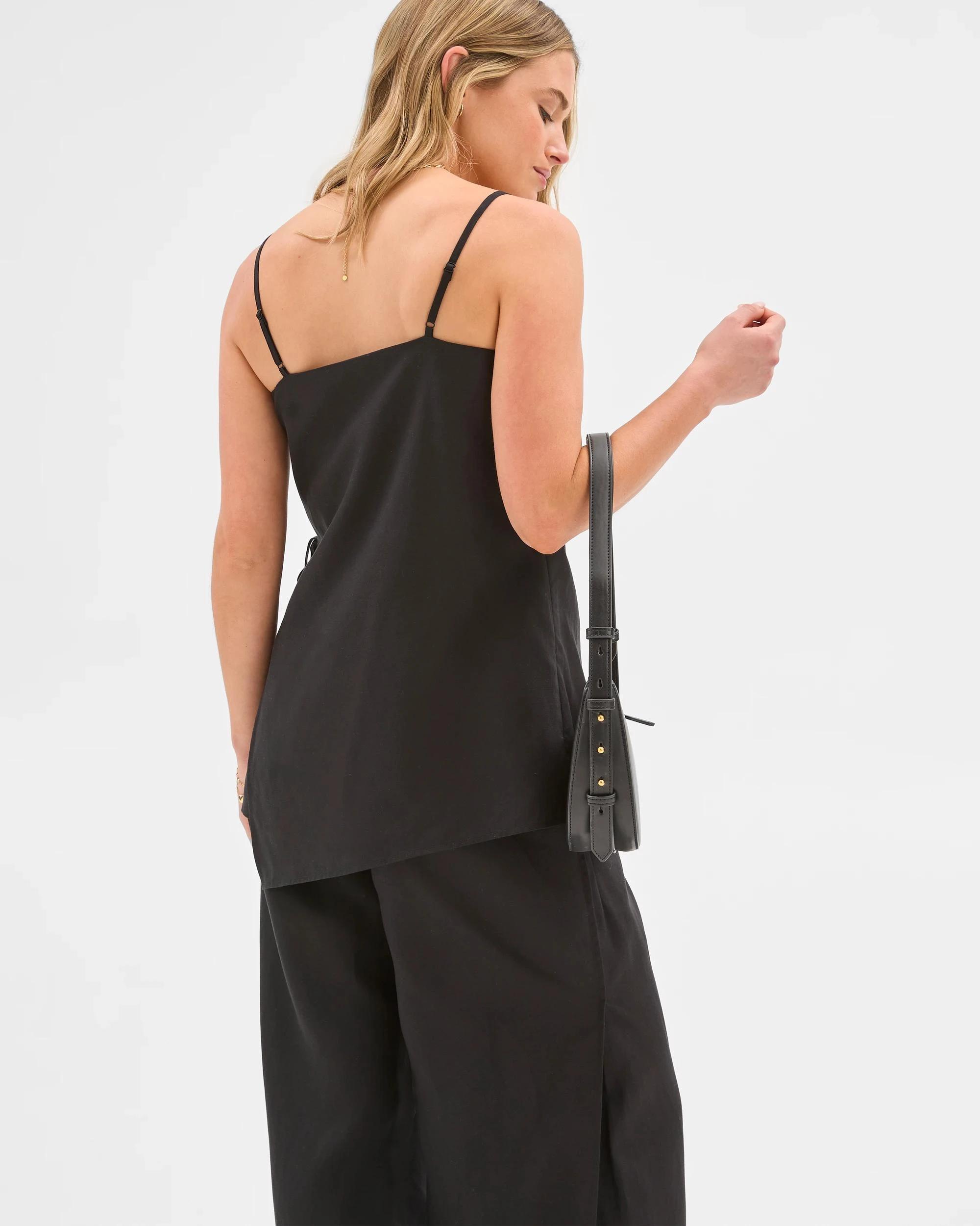 4 Lily Loves Strappy Tunic Cami BLACK, 4 of 7