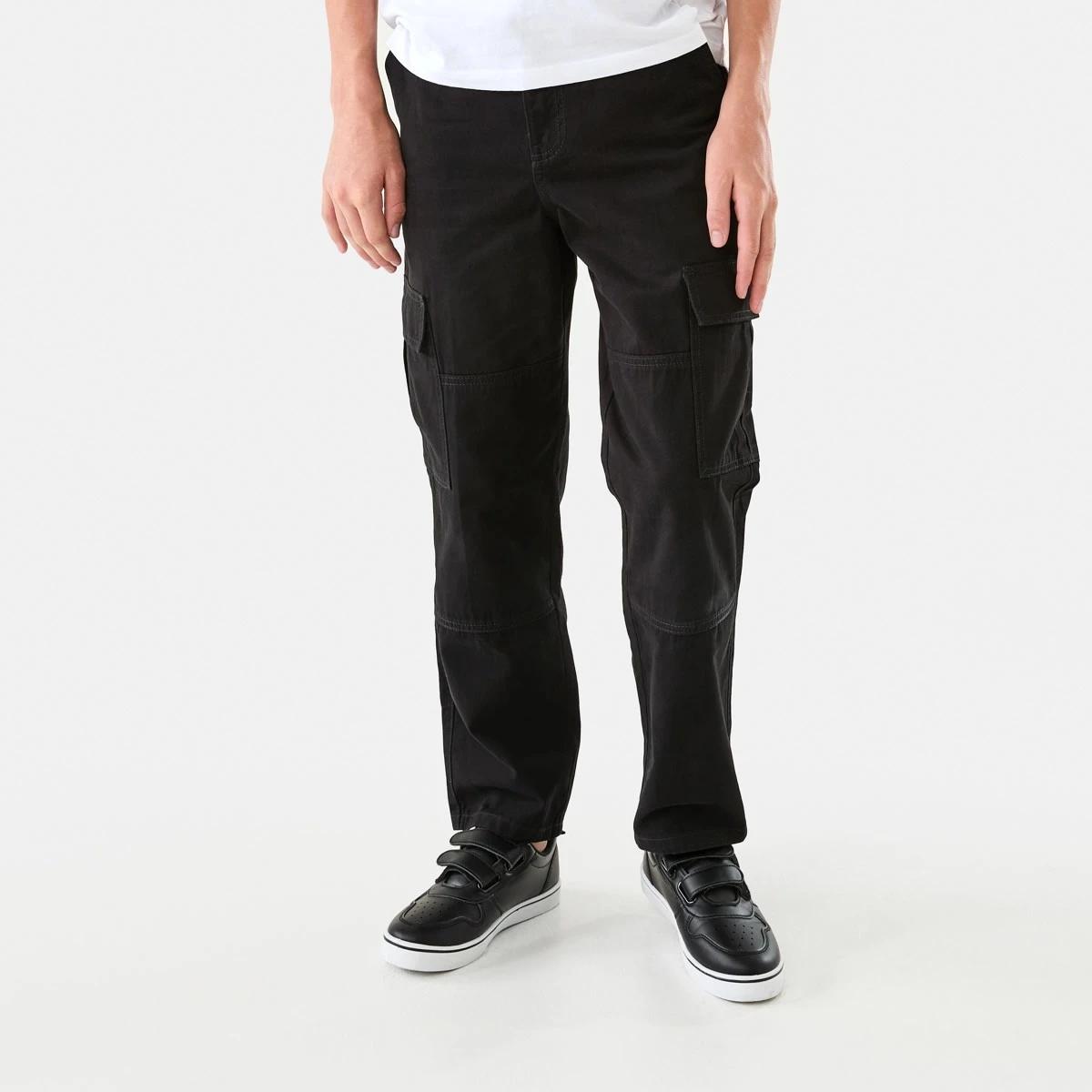 1 Fixed Waist Cargo Pants Black, 1 of 8