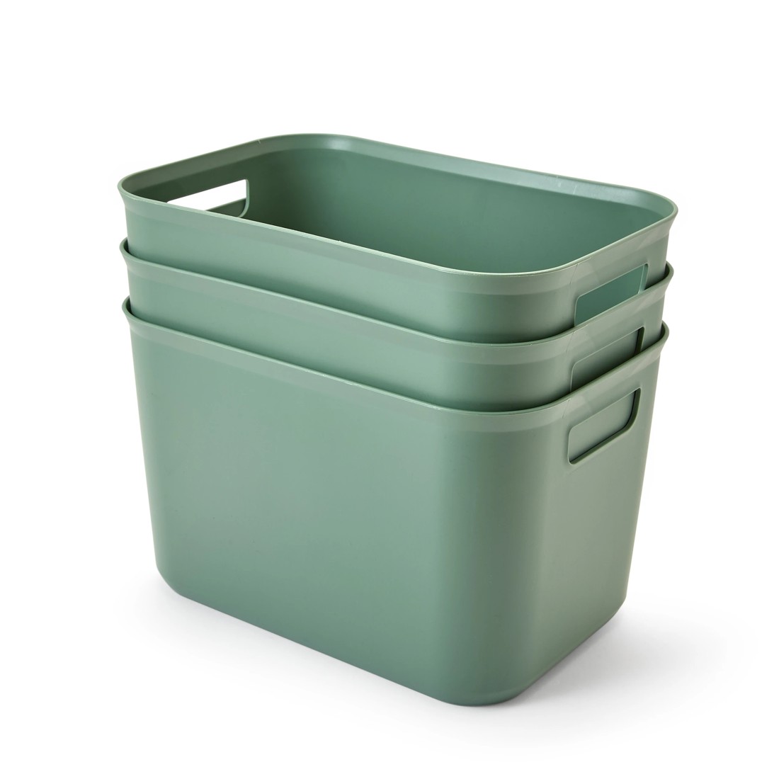 2 3 Pack 5.8L Utile Tubs - Green, 2 of 10