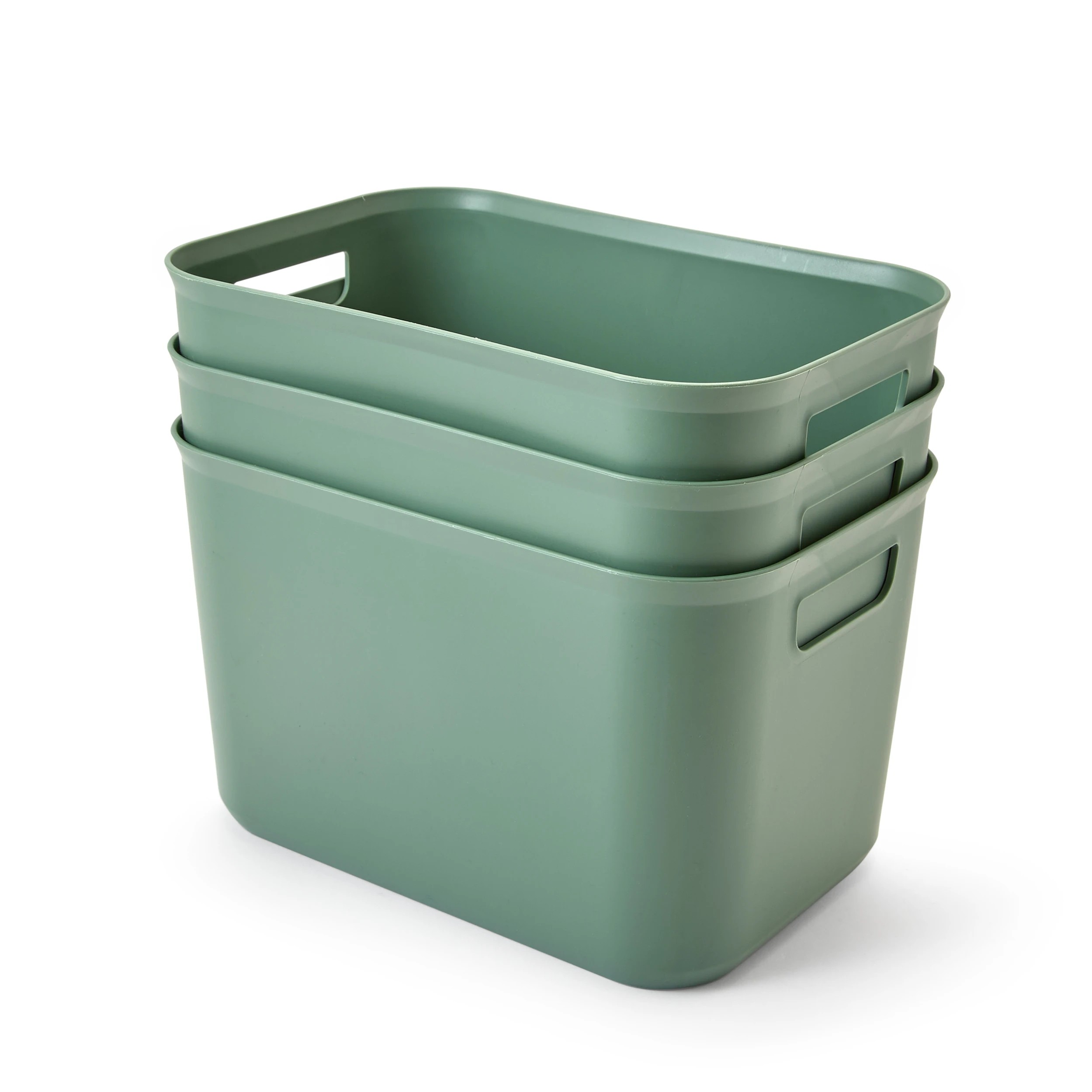 2 3 Pack 5.8L Utile Tubs - Green, 2 of 10