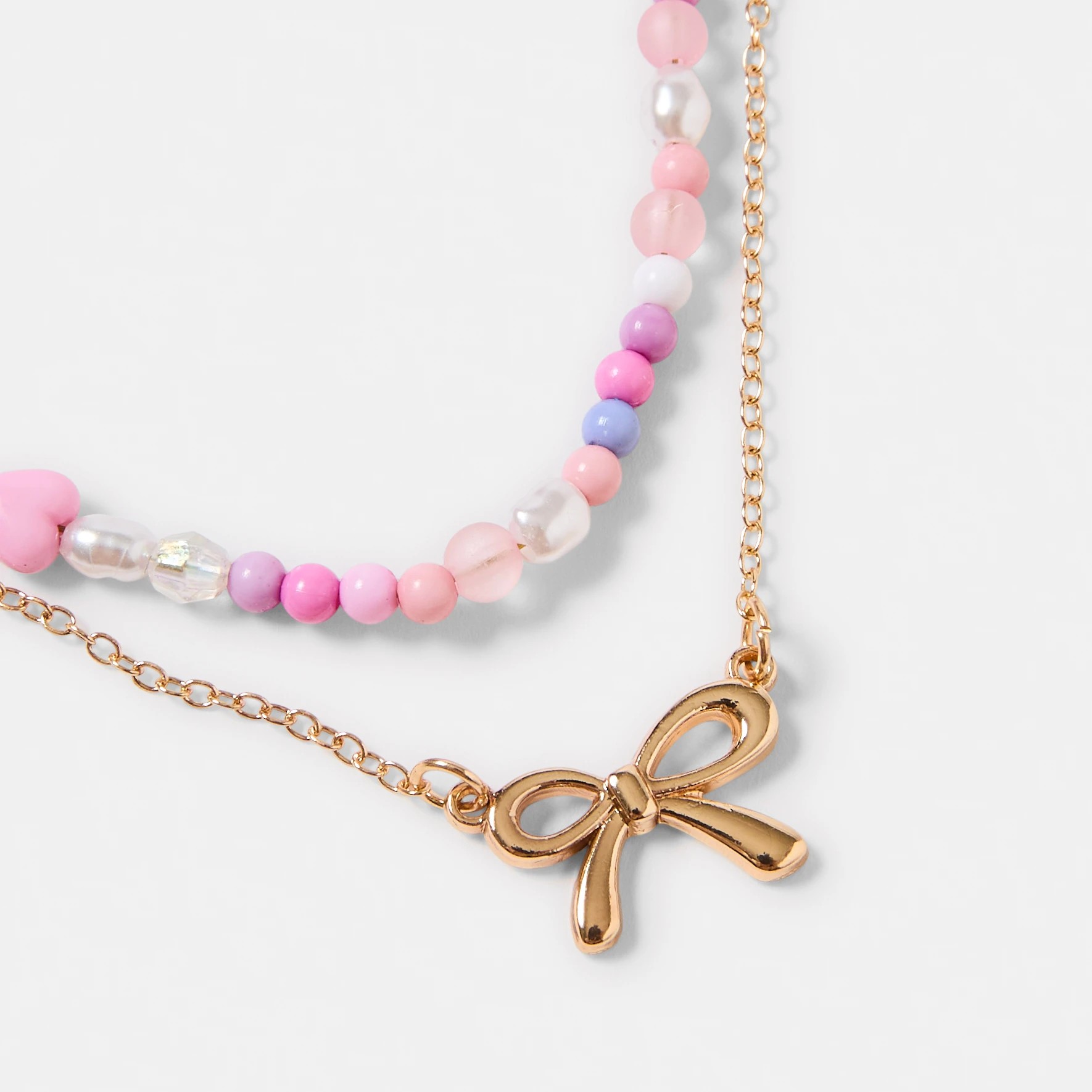 2 2 Pack Bow Necklace Set, 2 of 3