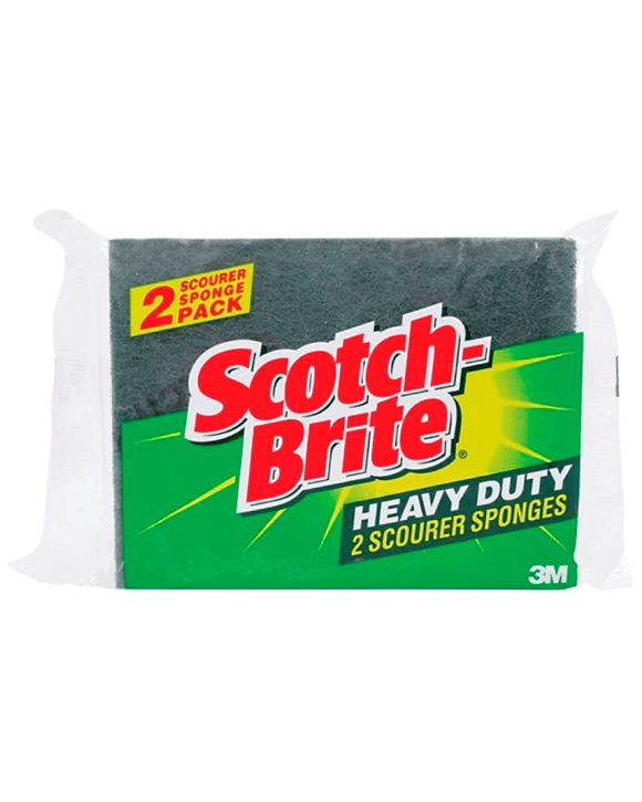 Scotch-Brite Heavy Duty Scourer Sponge 2 Pack
