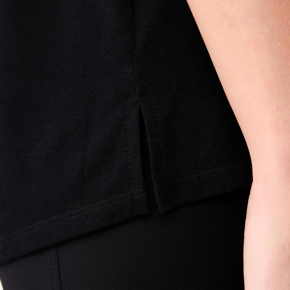 6 Everlast Womens Relaxed Longline T-shirt EVERLAST BLACK, 6 of 7