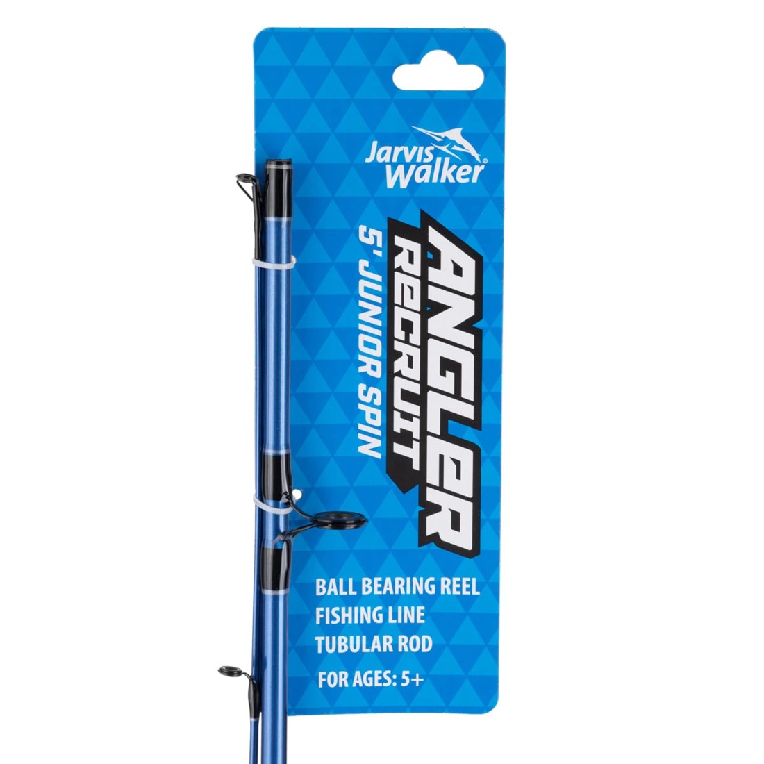 5 Jarvis Walker Junior Angler Recruit Junior Spin combo - 5ft., Blue, 5 of 5