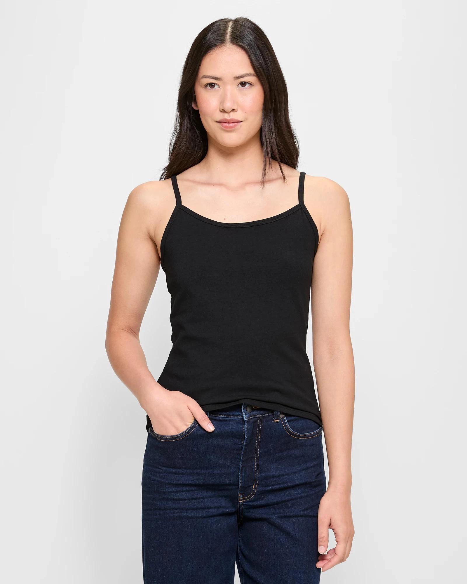 7 Target Australian Cotton Cami BLACK, 7 of 10