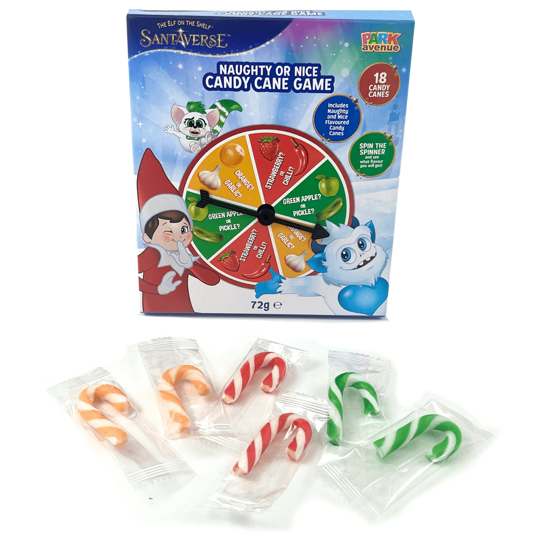 3 Park Avenue The Elf on the Shelf Santaverse Naughty or Nice Candy Cane Game 72g, 3 of 4