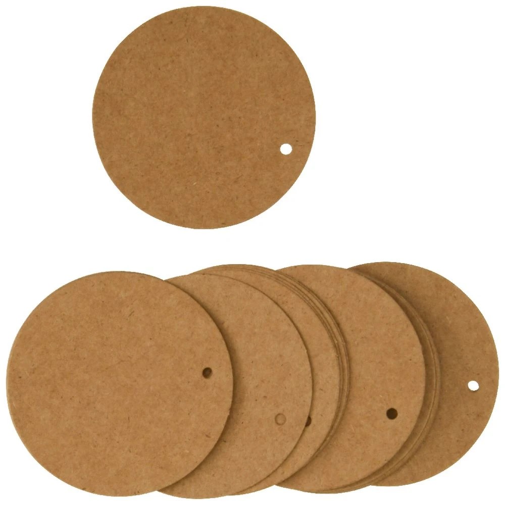 2 Born Kraft Tags Round 20 Pack, 2 of 2