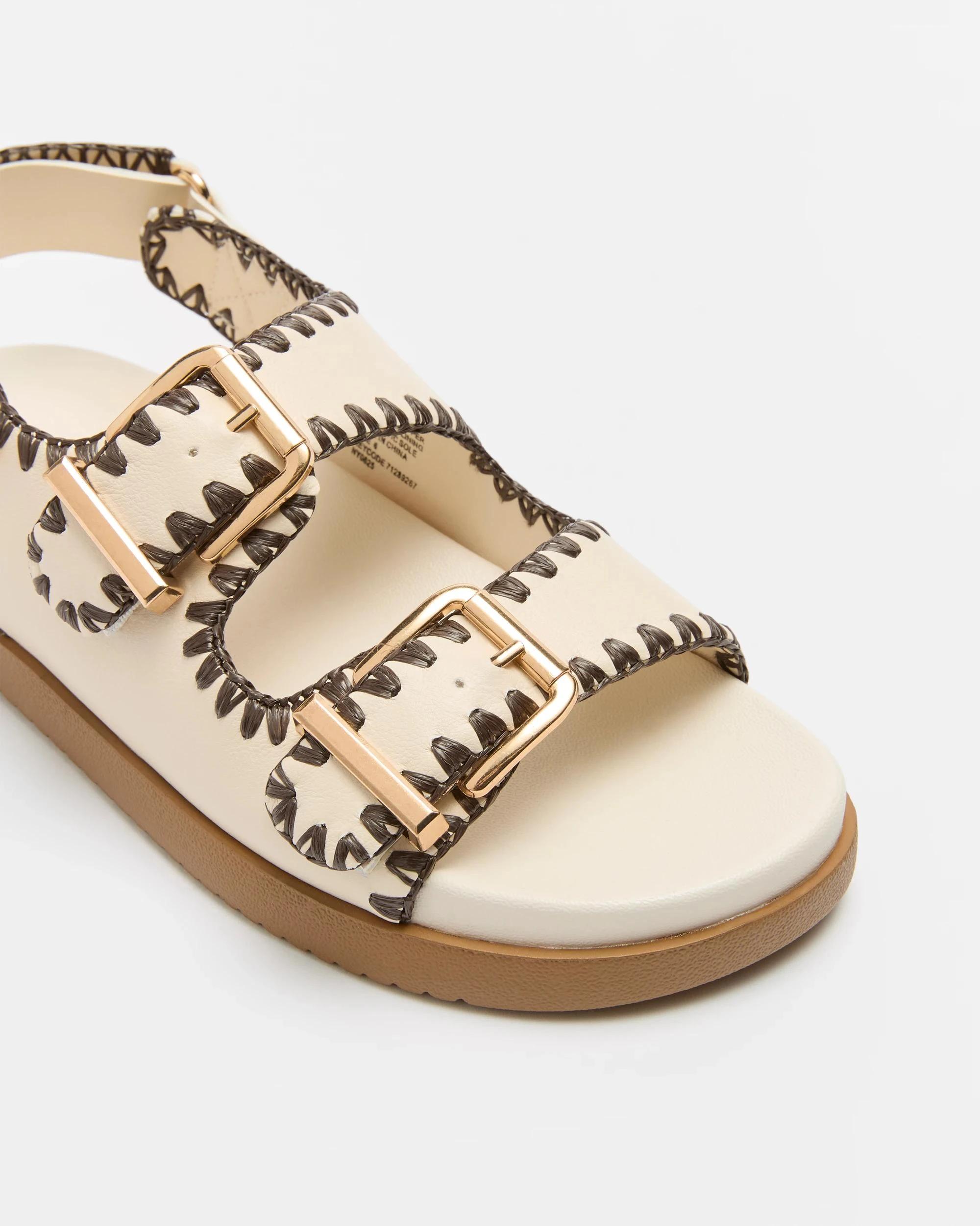 2 Target Womens Stitch Back Strap Sandal - Cruz OFF WHITE, 2 of 3