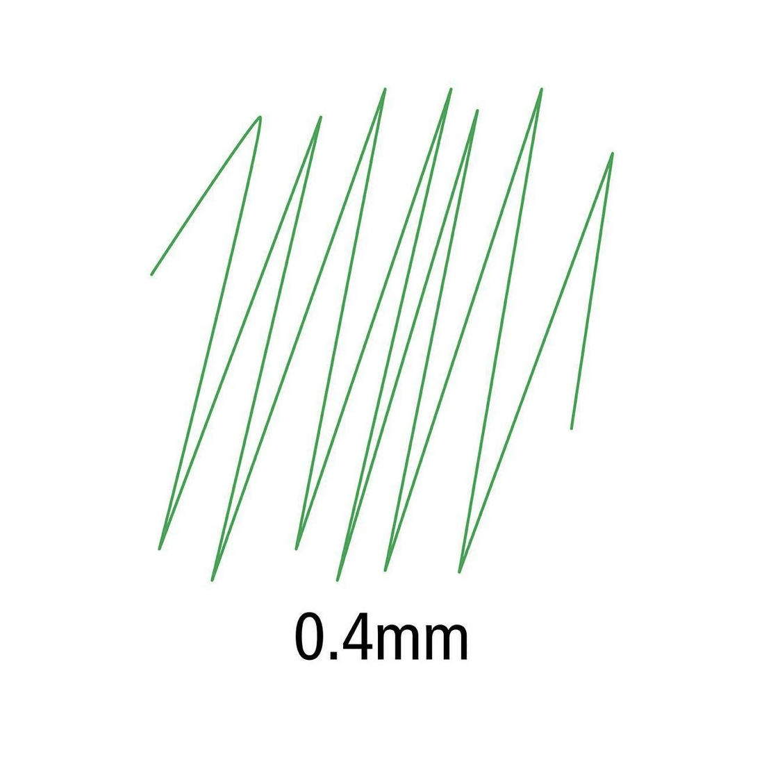 6 Staedtler Lumocolor Super Fine Permanent Marker Green, 6 of 6