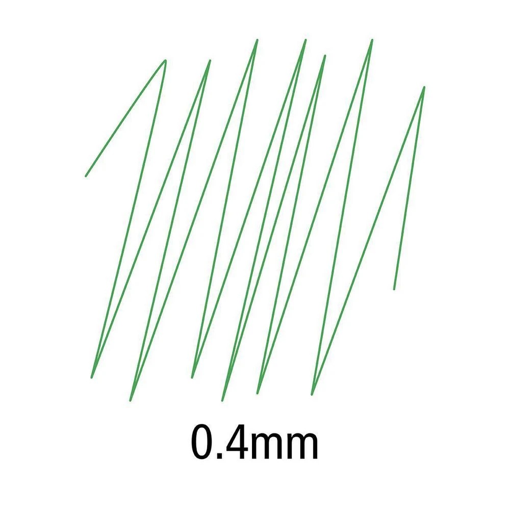 6 Staedtler Lumocolor Super Fine Permanent Marker Green, 6 of 6