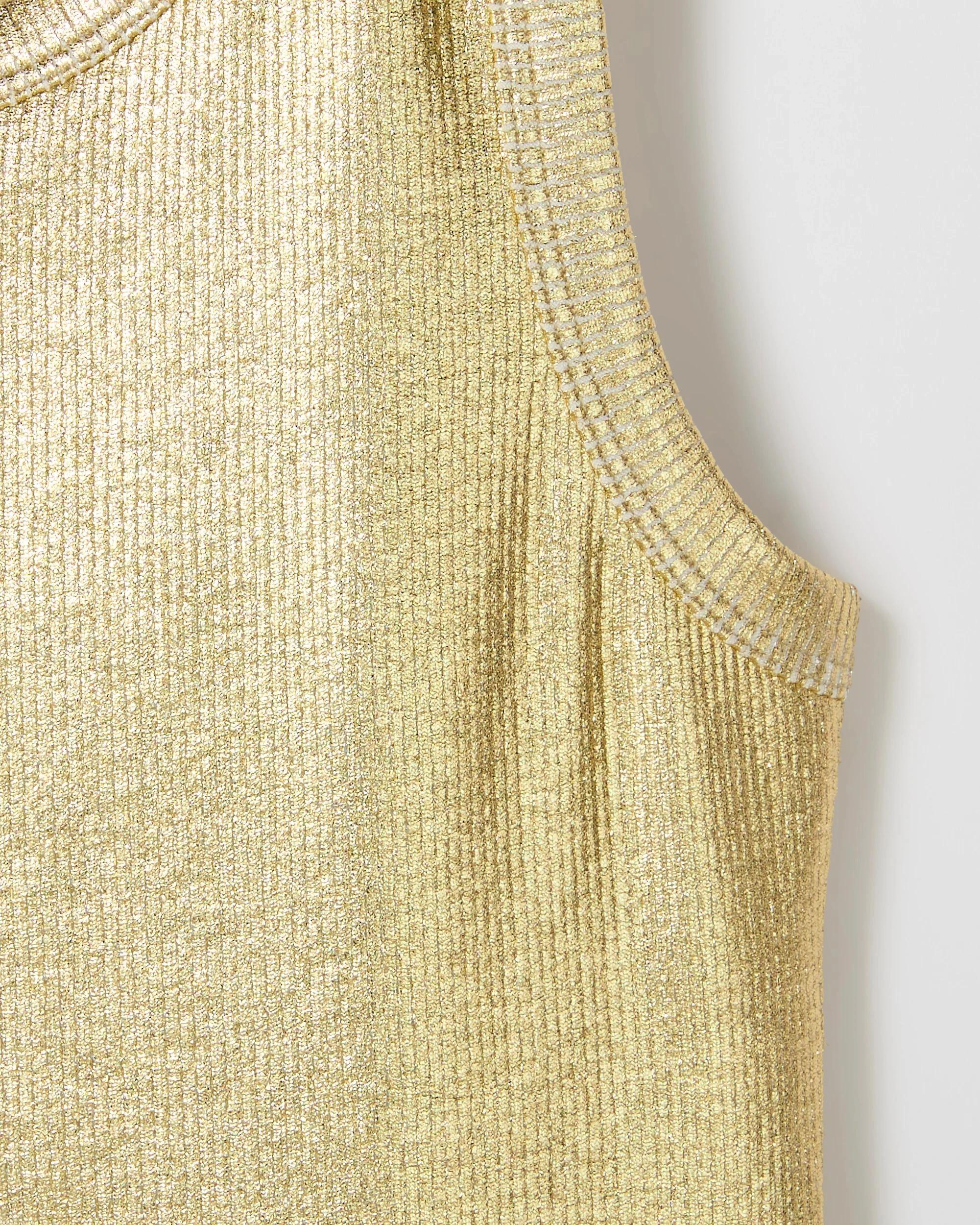 7 Target Metallic Rib Tank GOLD METALLIC, 7 of 7