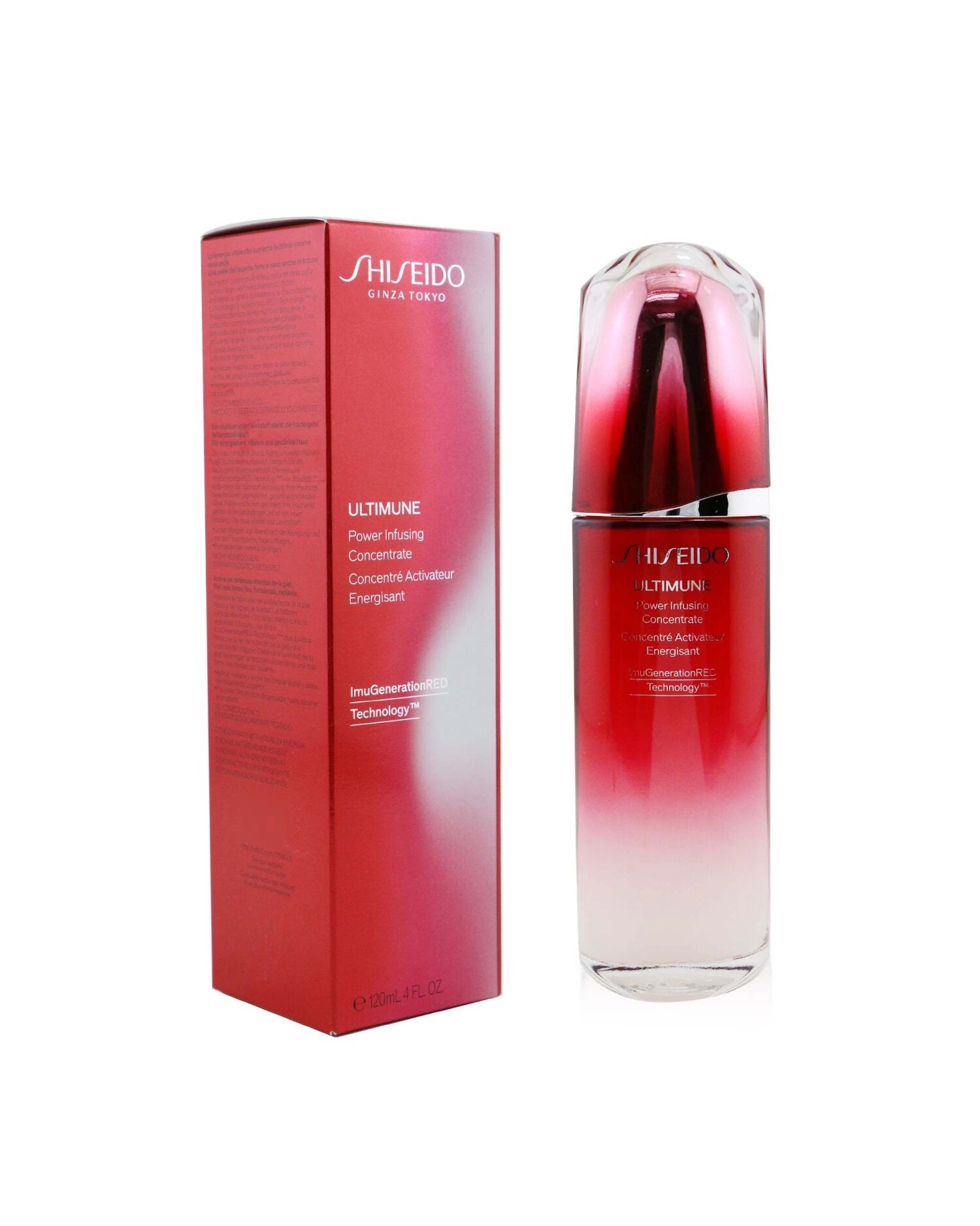 2 Shiseido Ultimune Power Infusing Concentrate (ImuGenerationRED Technology) 120ml/4oz, 2 of 4