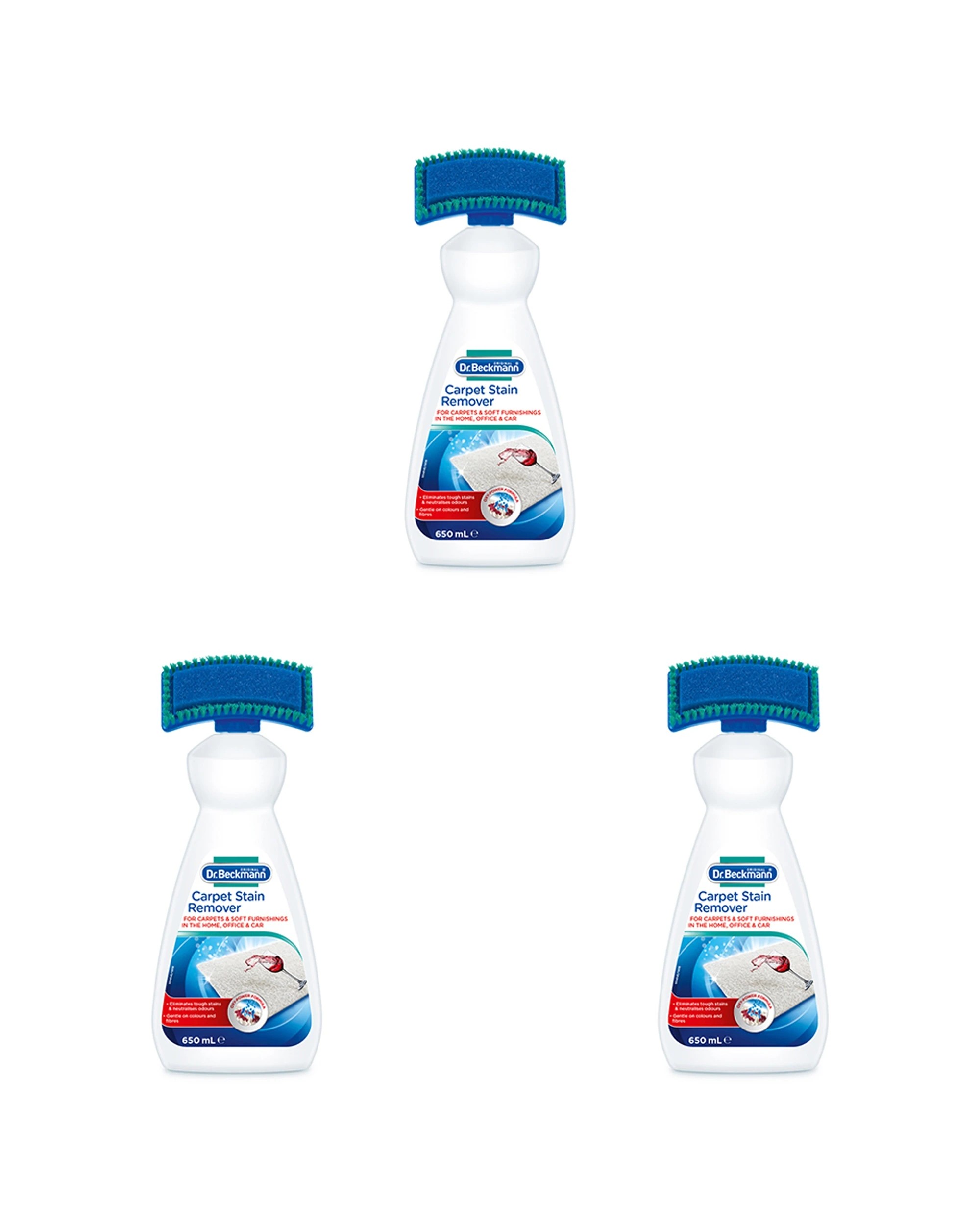 1 Dr Beckmann Carpet Stain Remover 3 Pack Home Lounge Cleaning - Multi, 1 of 1