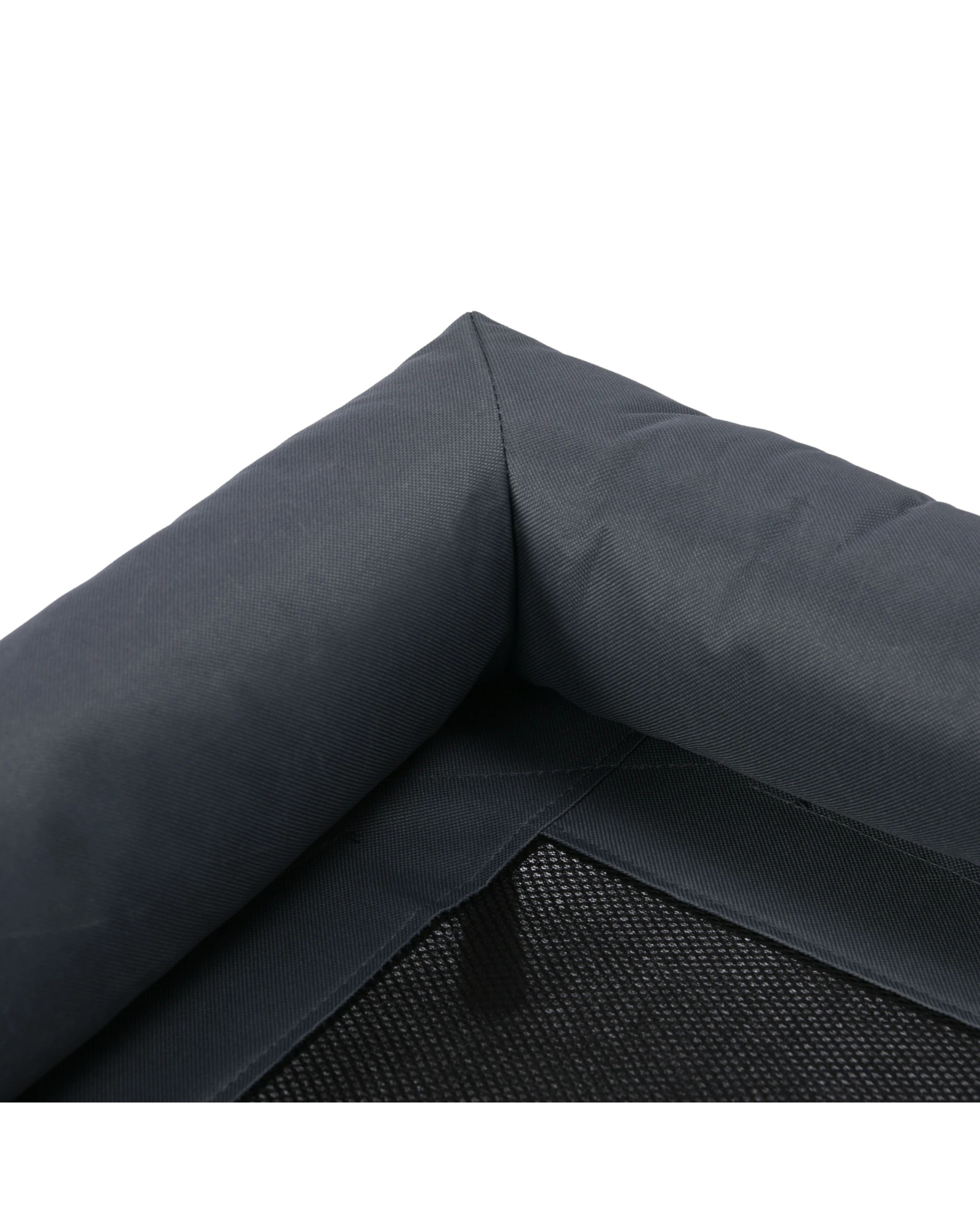 9 Charlie's Elevated Trampoline Bolster Sofa Dog Bed Large - Grey, 9 of 10