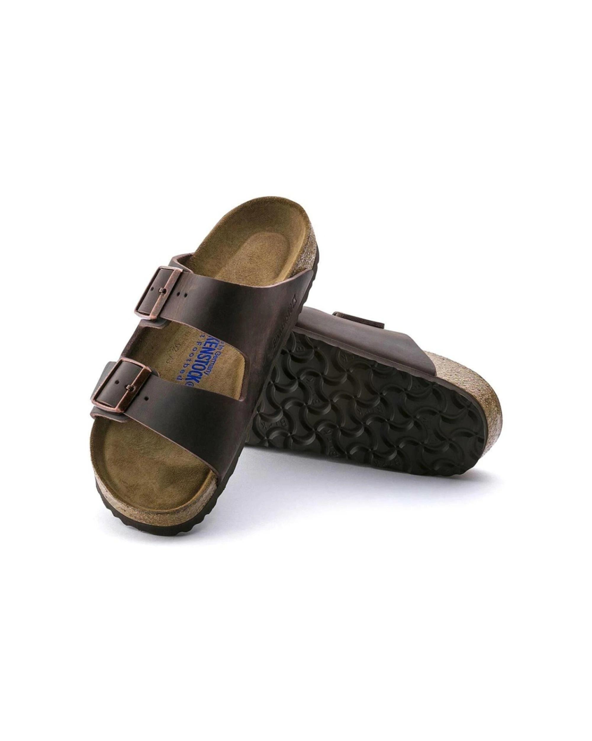3 Birkenstock Arizona Soft Footbed Oiled Leather Sandals Narrow HABANA, 3 of 6