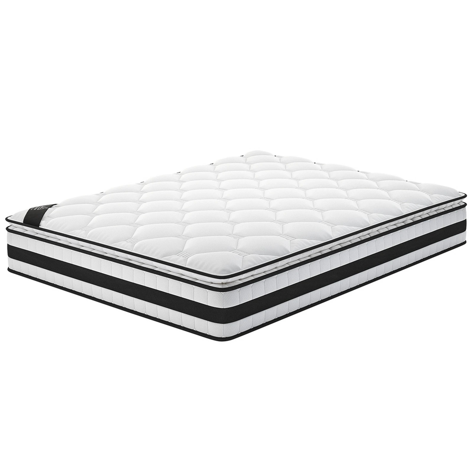 1 Starry Eucalypt Mattress Pillow Top Foam Bed Bonnell Spring 22cm - Single Bed, 1 of 10