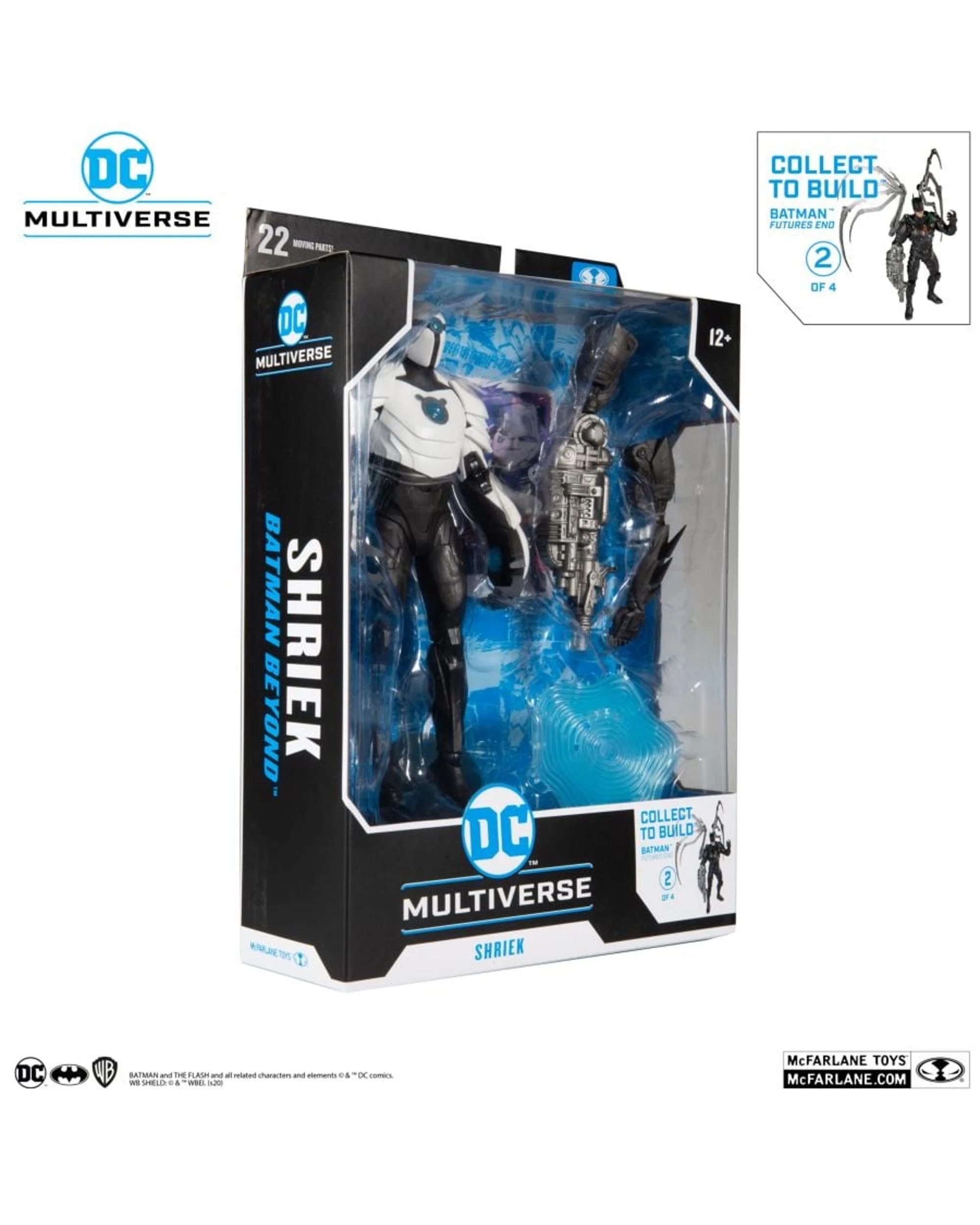 9 DC Multiverse Batman Beyond Shriek 7 inch Action Figure, 9 of 10