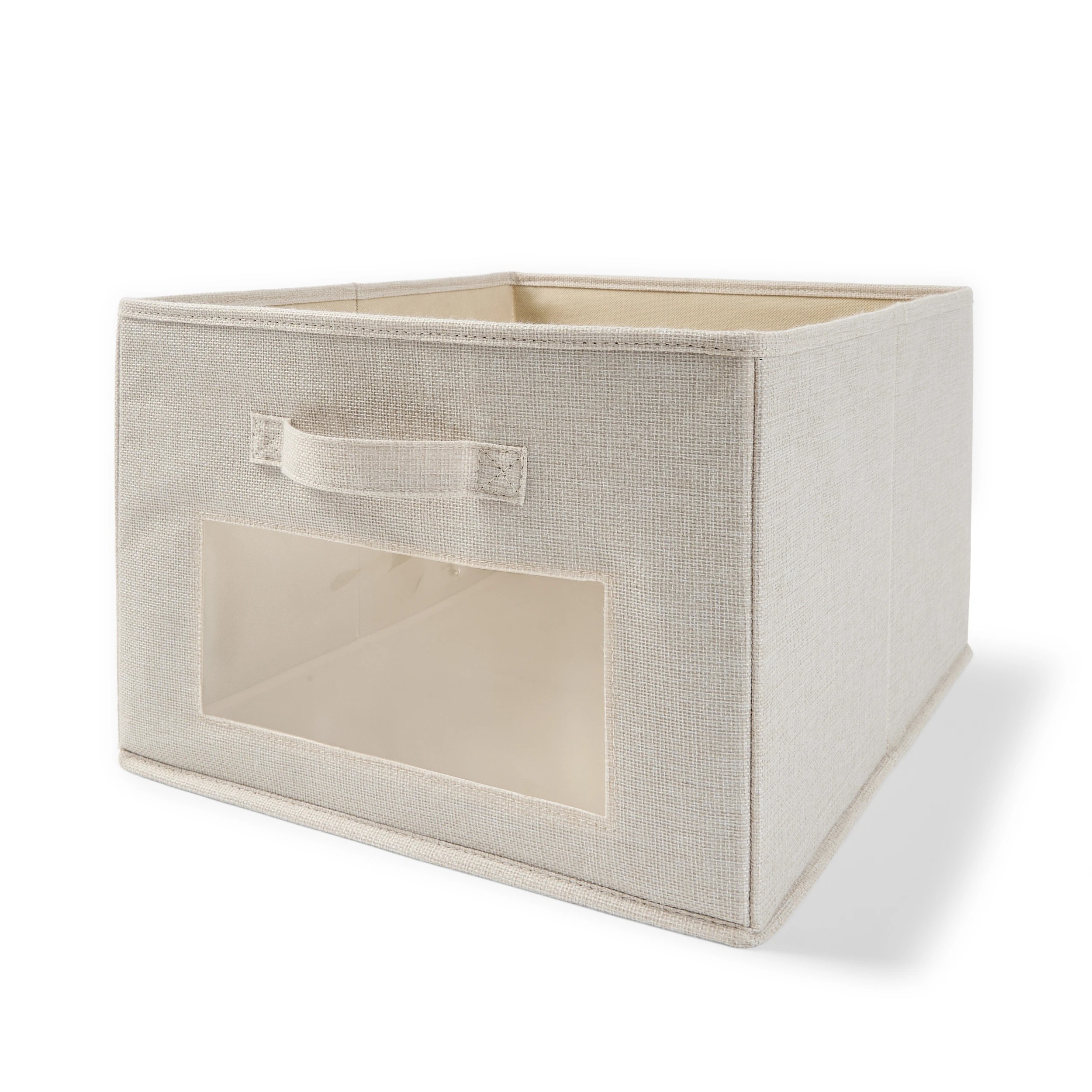 3 Linen Look Box with Window, 3 of 8