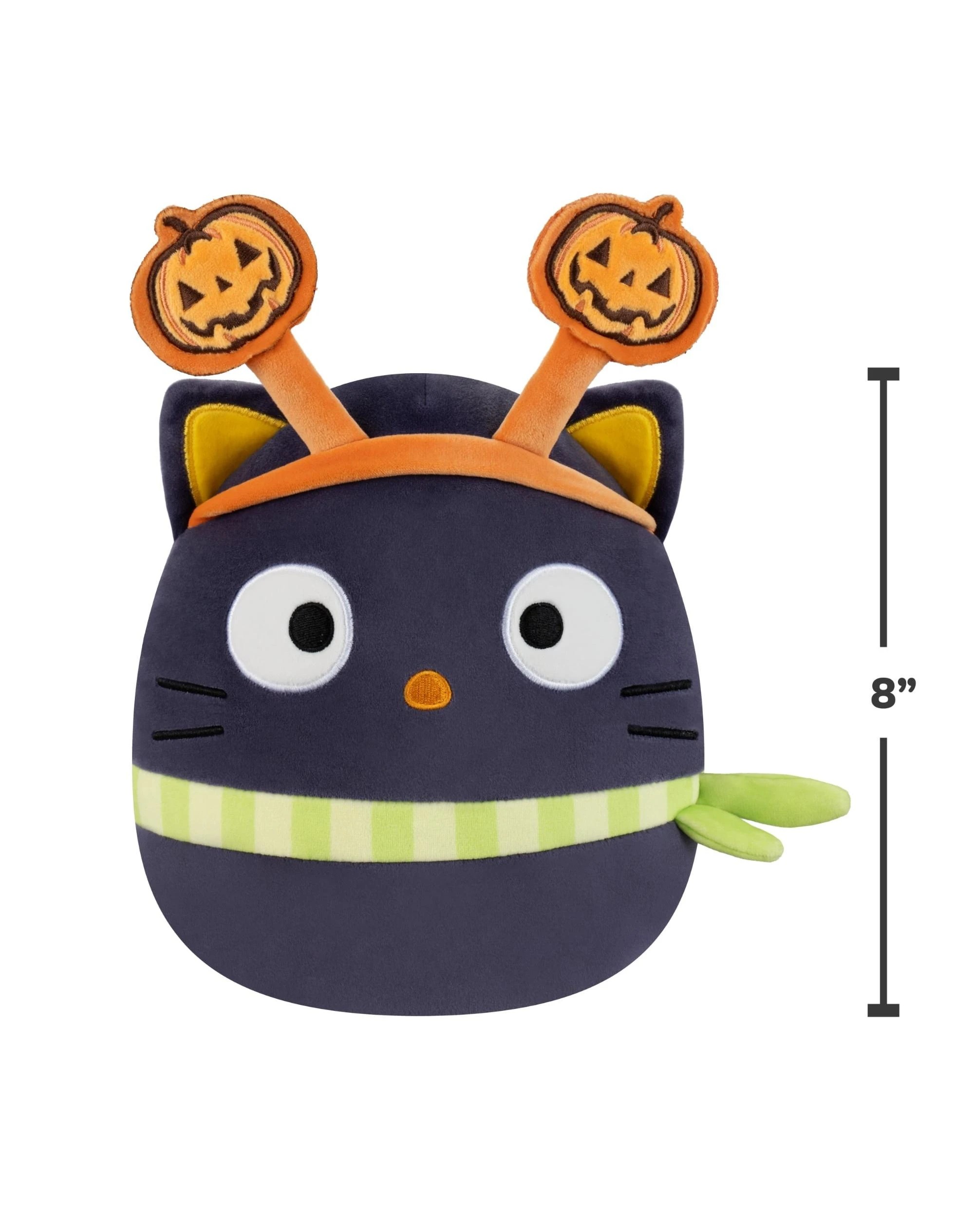 5 Squishmallows Halloween Sanrio Chococat Pumpkin Headband 8 inch Plush - Black, 5 of 7