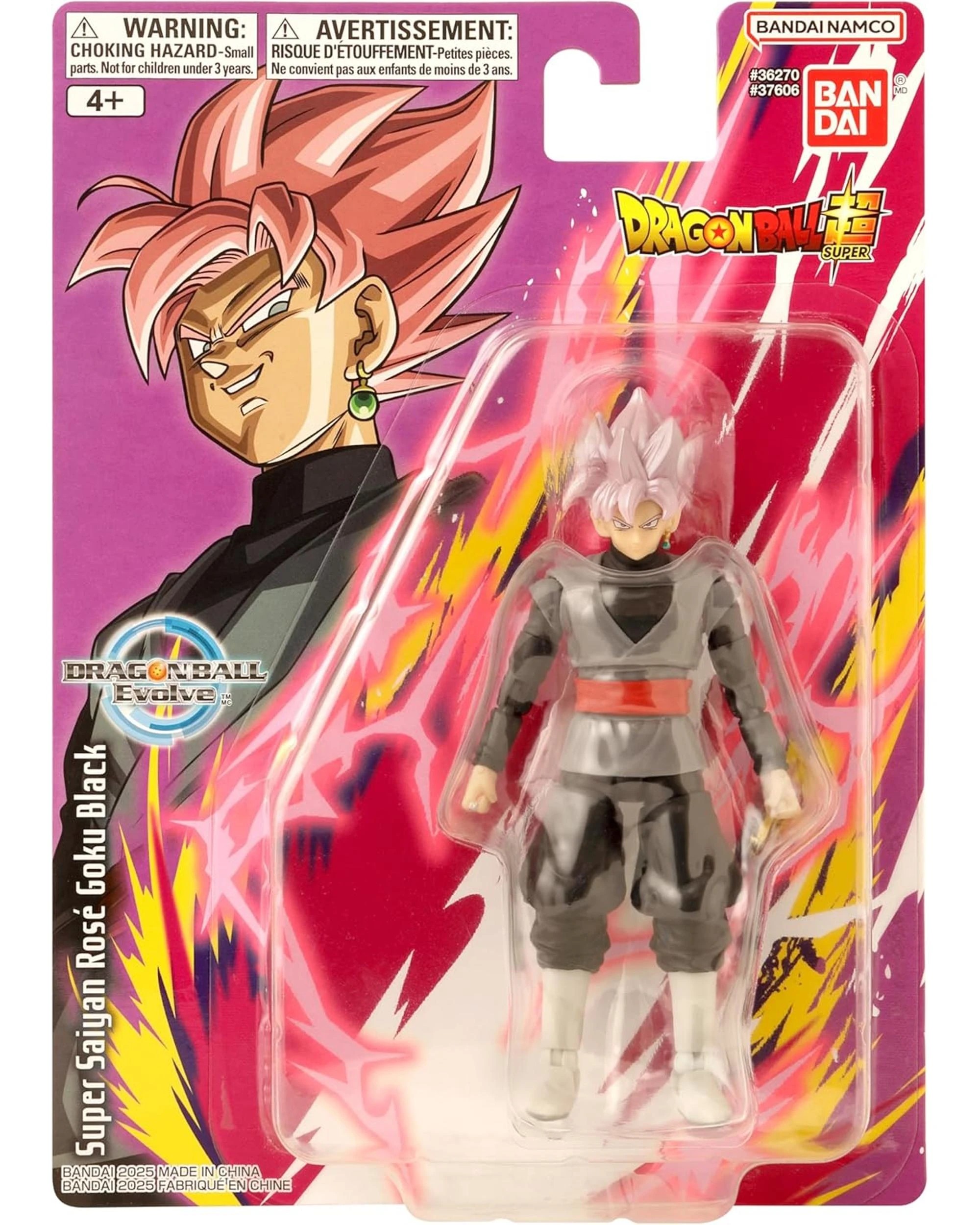 1 Dragon Ball Super Evolve Super Saiyan Rose Goku Black Action Figure, 1 of 9