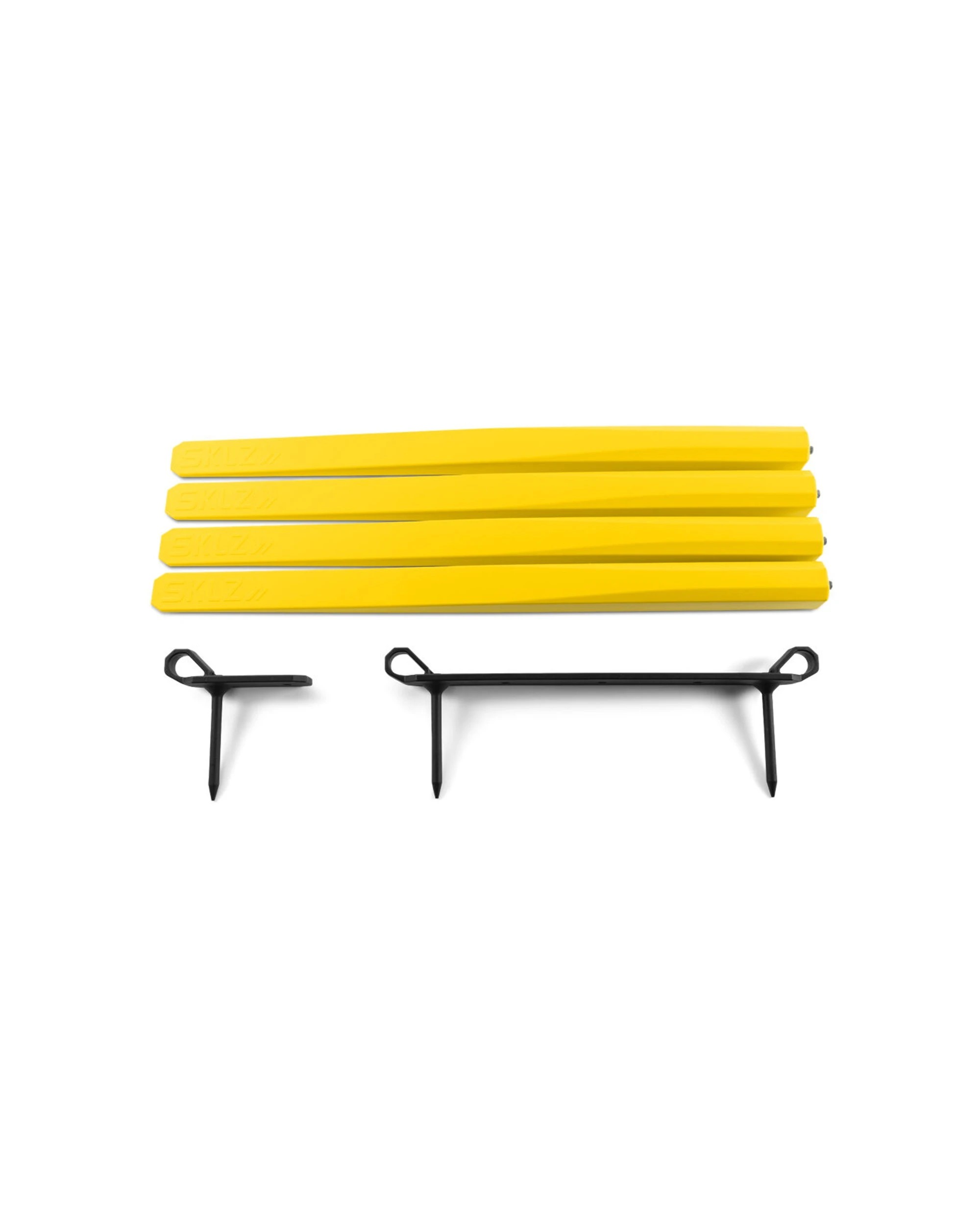 3 Sklz Cricket Flexi-Set Training Stumps with Ground Spikes 28-inch Durable - Yellow, 3 of 8