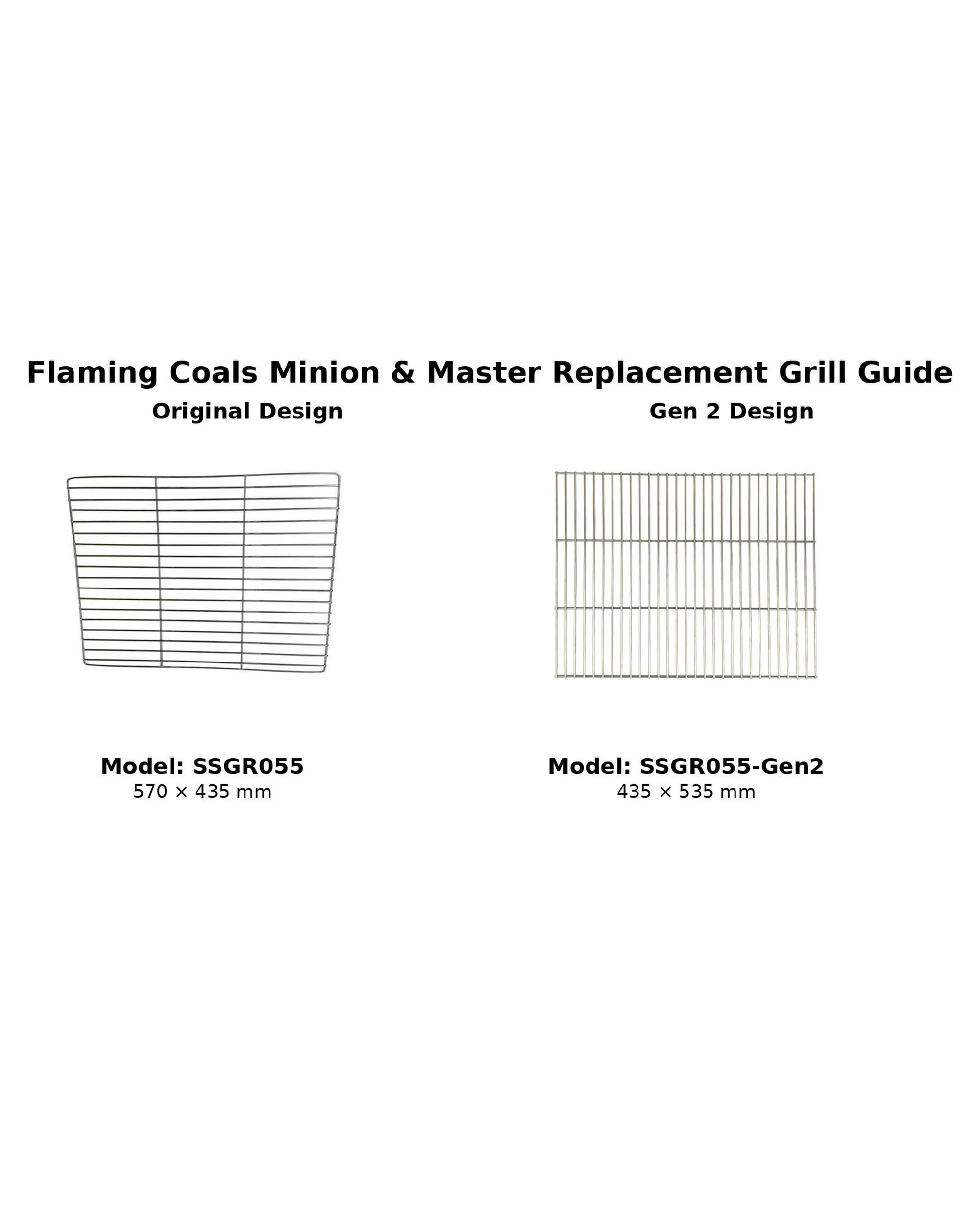 4 Flaming Coals Stainless Steel BBQ Grill 435mm x 535mm, 4 of 5