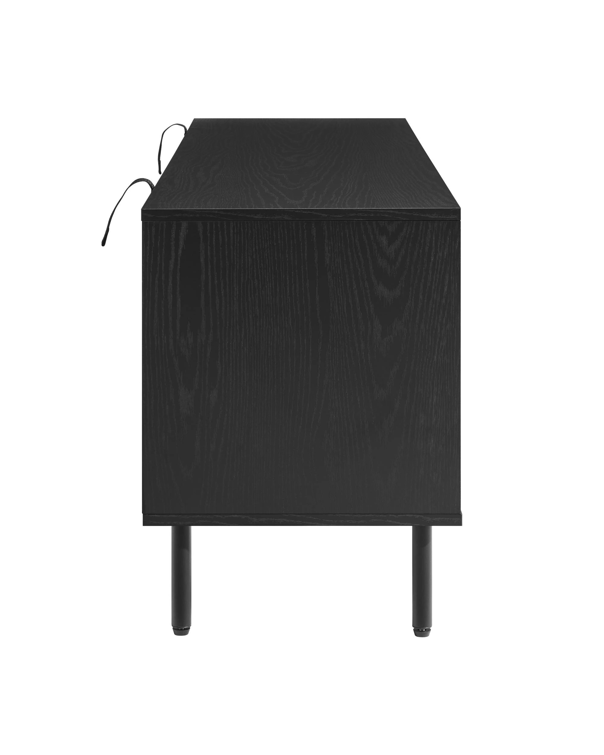 5 Kodu 150cm TV Entertainment Unit 3 Door - Black, 5 of 10