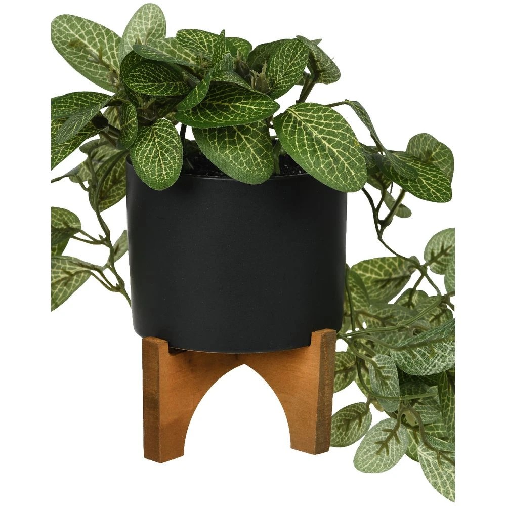 3 Otto Footed Plant Pot with Artificial Plant, 3 of 7