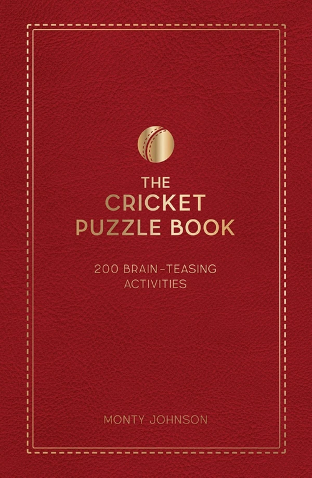 1 The Cricket Puzzle Book by Monty Johnson - Book, 1 of 1