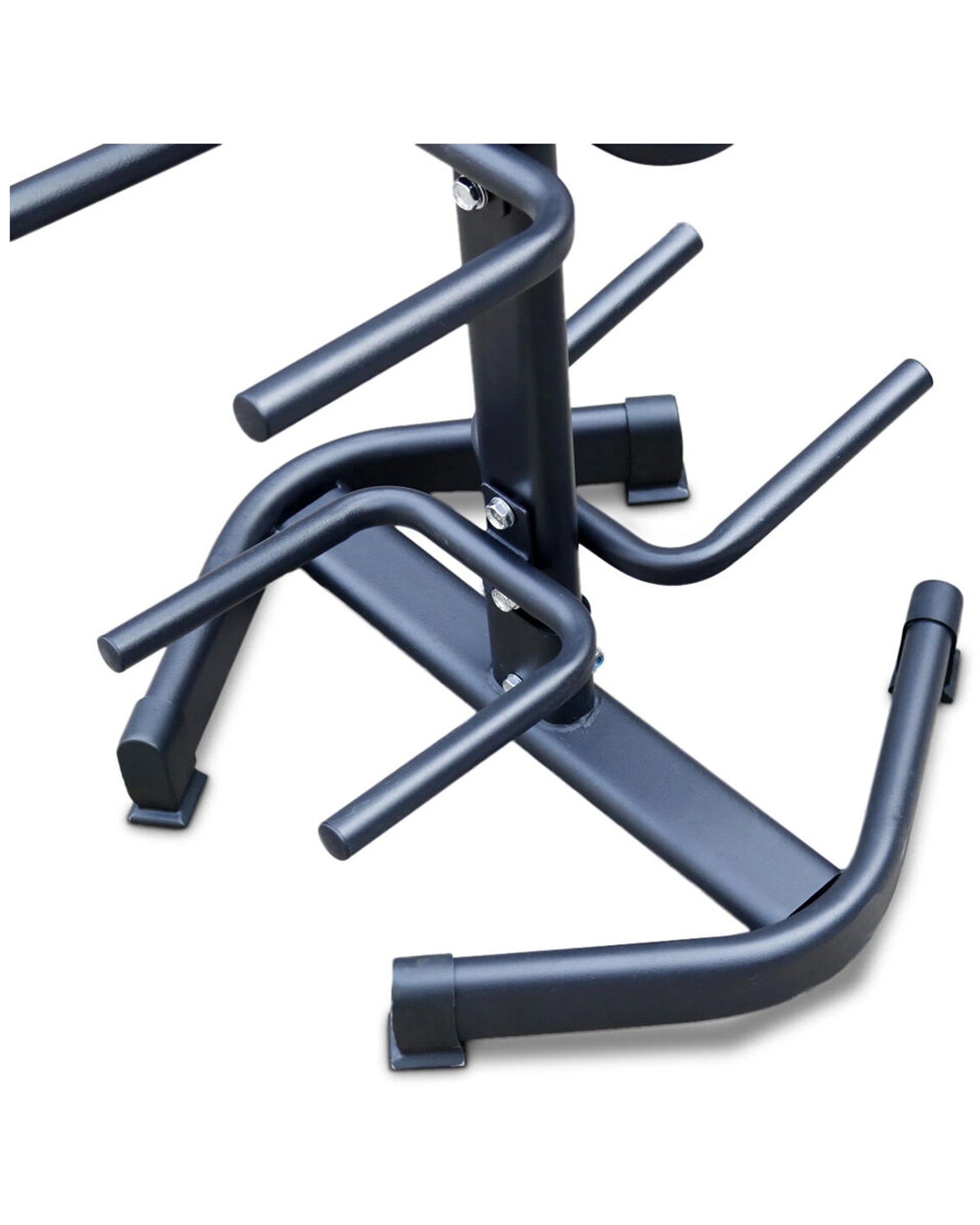 3 BODYWORX Medicine Ball Rack - 10PCE Vertical Stand Storage 154cm Metal - Black, 3 of 3