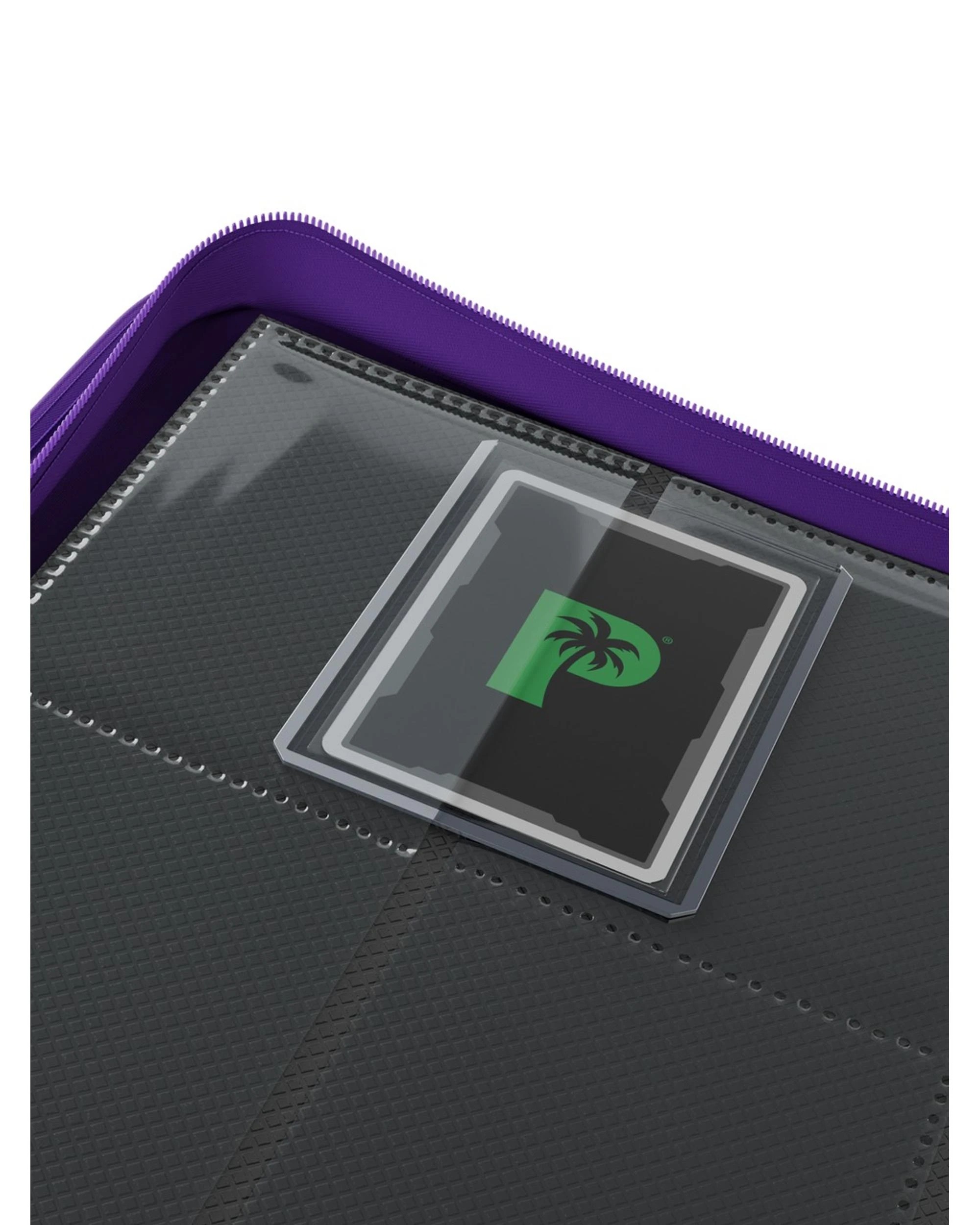 3 Palms Off Gaming Collector's Series 9 Pocket Top Loader 216 Capacity Zip Binder - Purple, 3 of 8