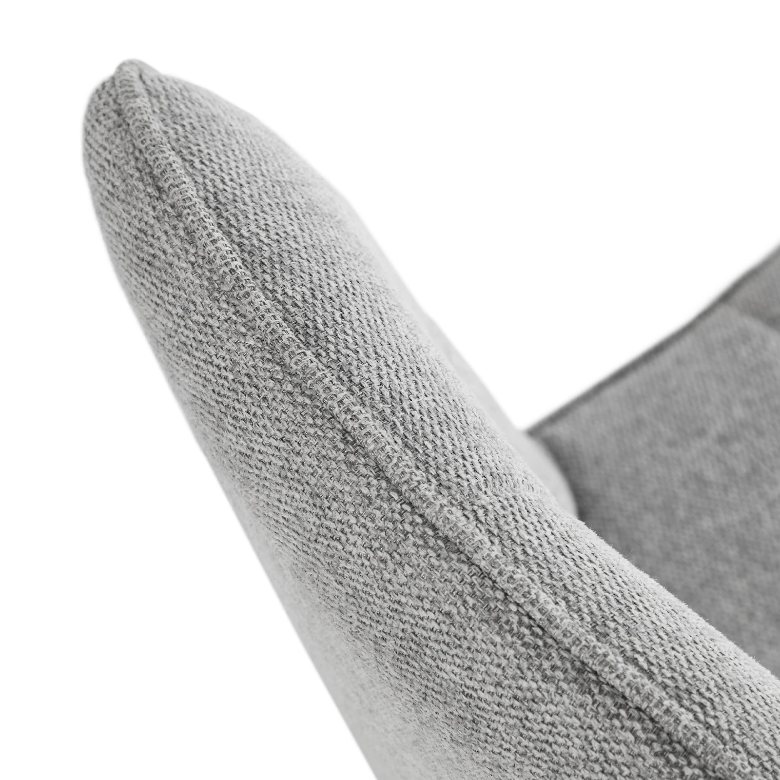 9 Oikiture 2x Dining Chair Kitchen Seat Linen Fabric Accent Chair - Grey, 9 of 9