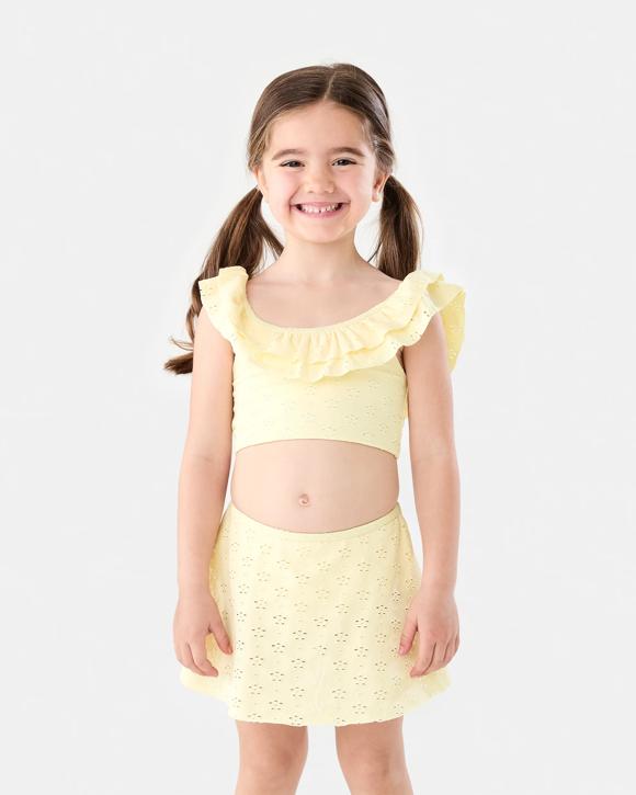 Lace Bikini Skirt Set