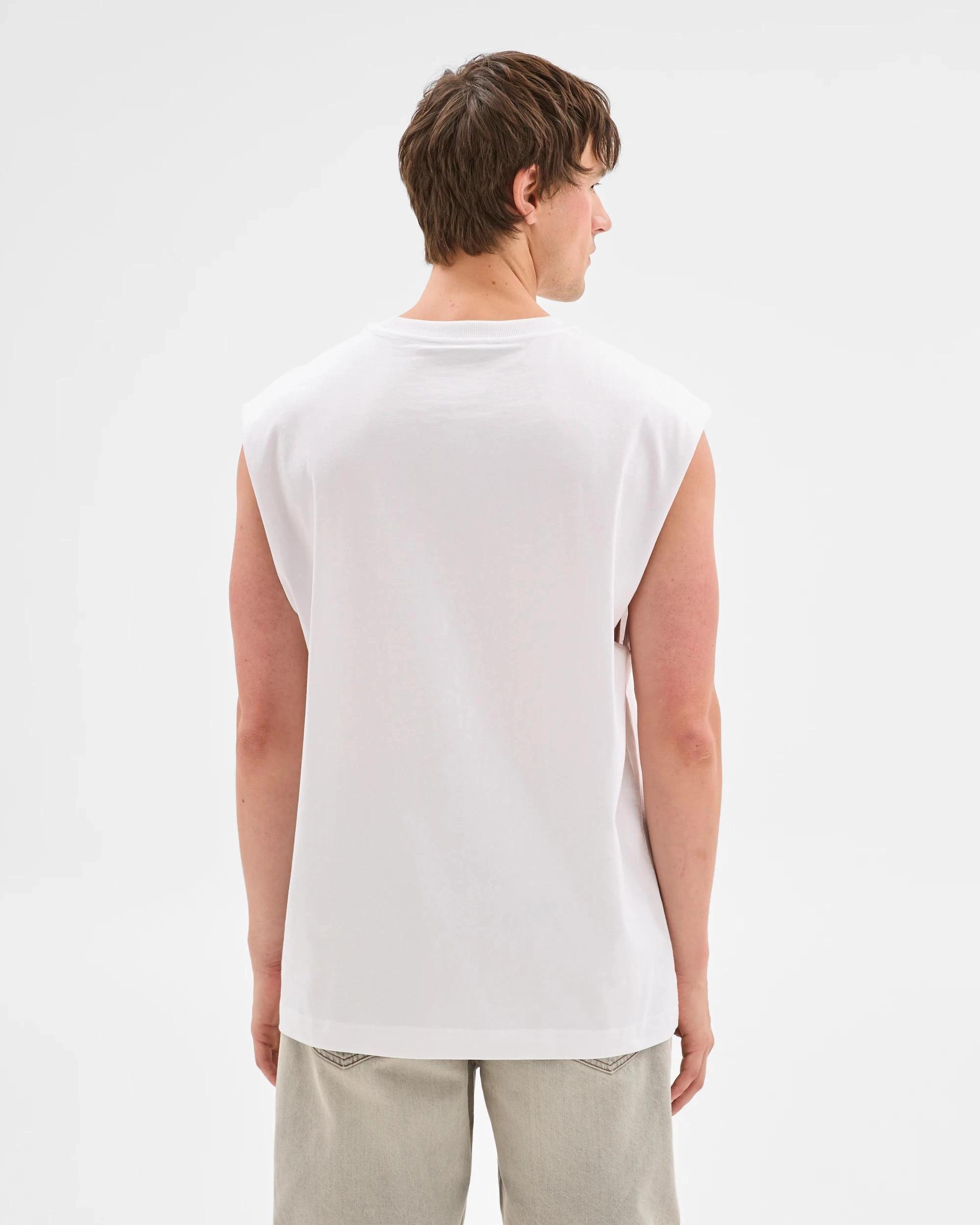 5 Commons Australian Cotton Tank Top MAYHEM WHITE, 5 of 6