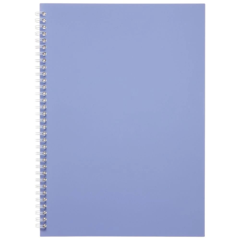 2 J.Burrows A4 Spiral Notebook Purple 120 Page, 2 of 3