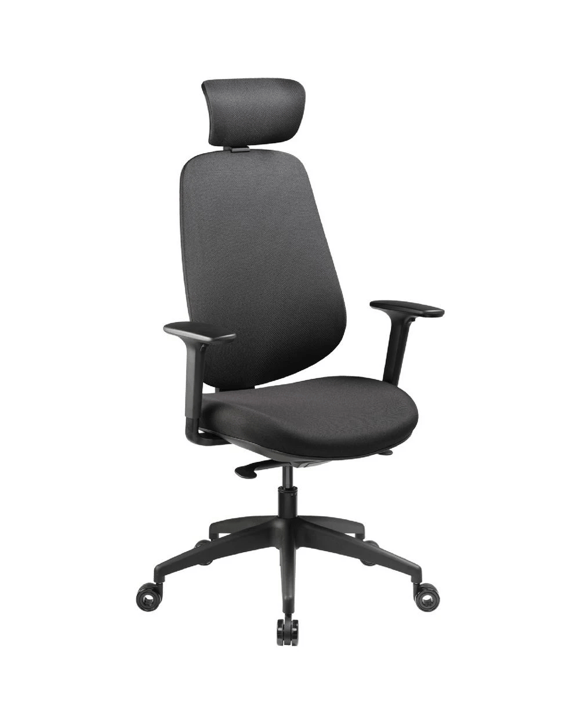 Pago AirForm Synchro Ergonomic Chair w/ Headrest Black Ergonomic Chairs and Desk Chairs