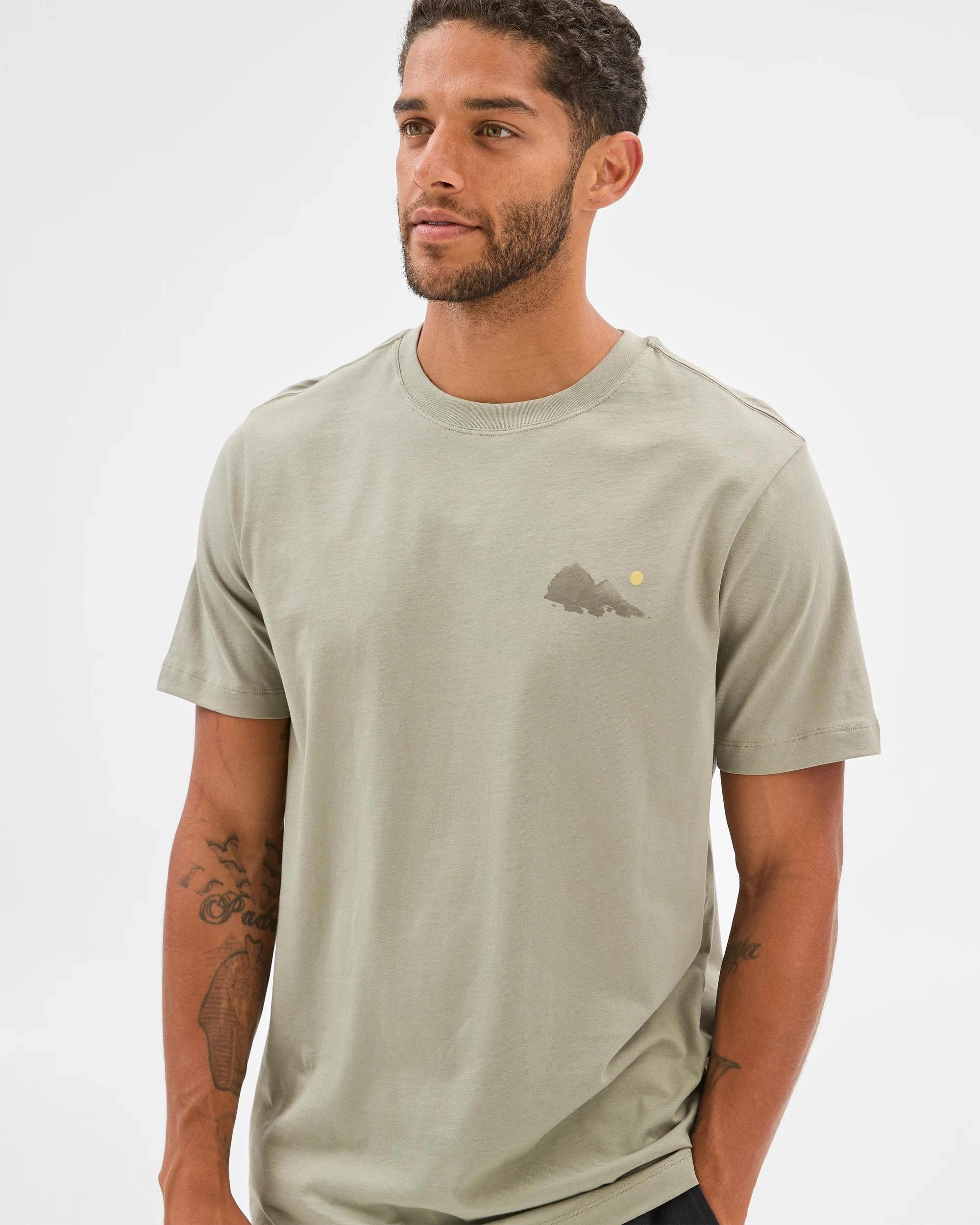 4 Target Australian Cotton Print T-Shirt PUTTY WATERCOLOUR, 4 of 6