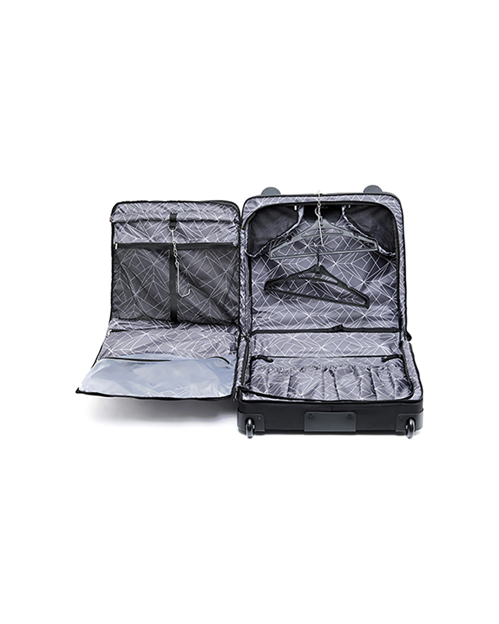 3 Tosca Deluxe Wheeled Travel Trolley Garment Clothes Bag - Black, 3 of 3