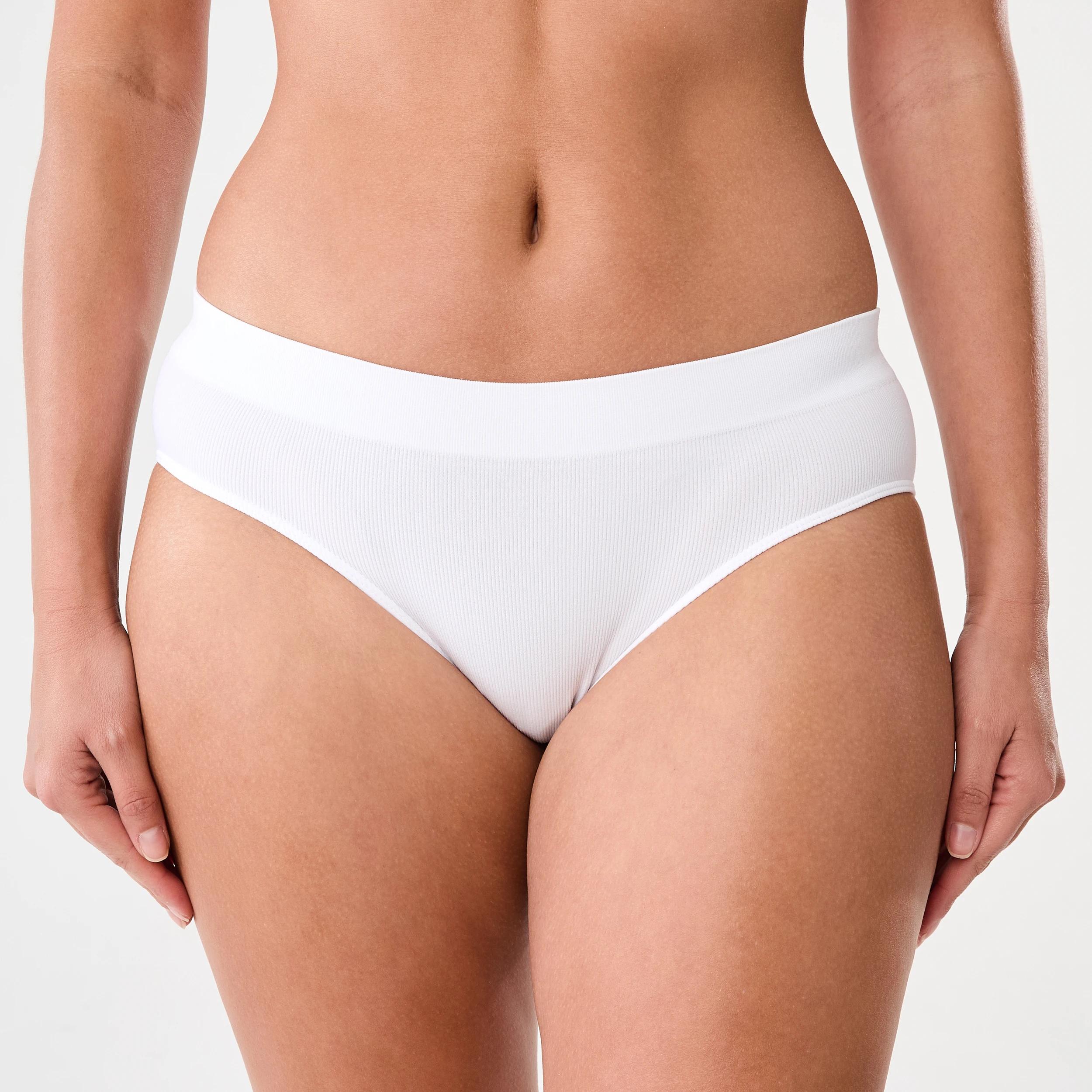 4 3 Pack Ribbed Seamfree Boyleg Briefs Lm Wh Bl, 4 of 8