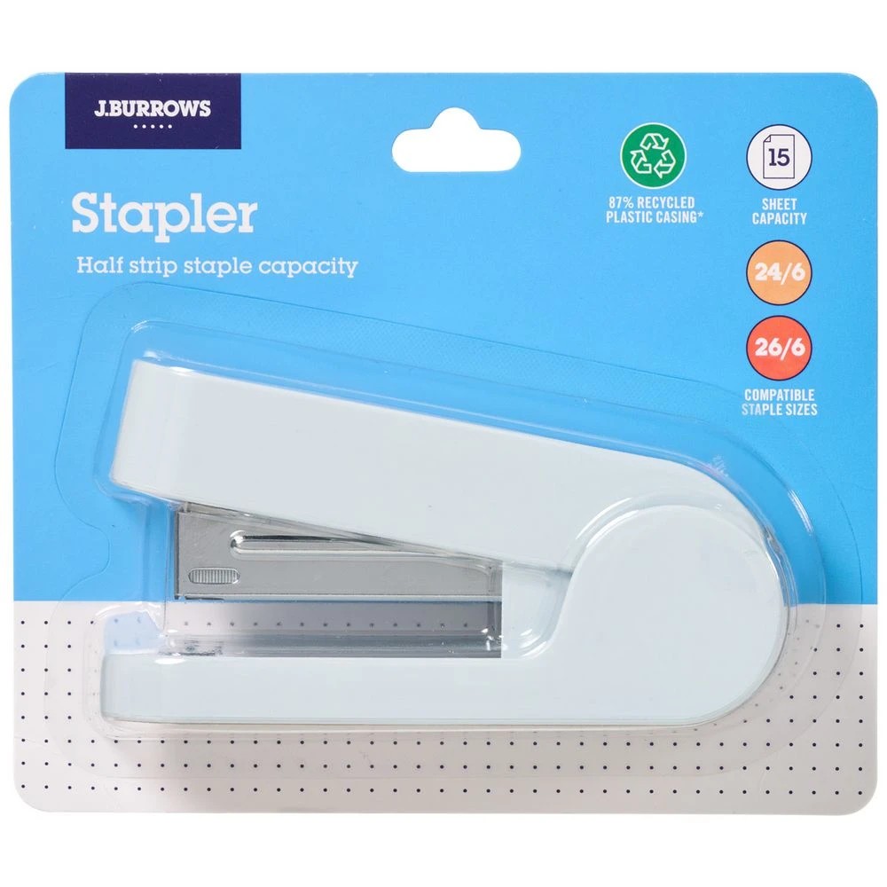 2 J.Burrows Half Strip Stapler Blue, 2 of 3