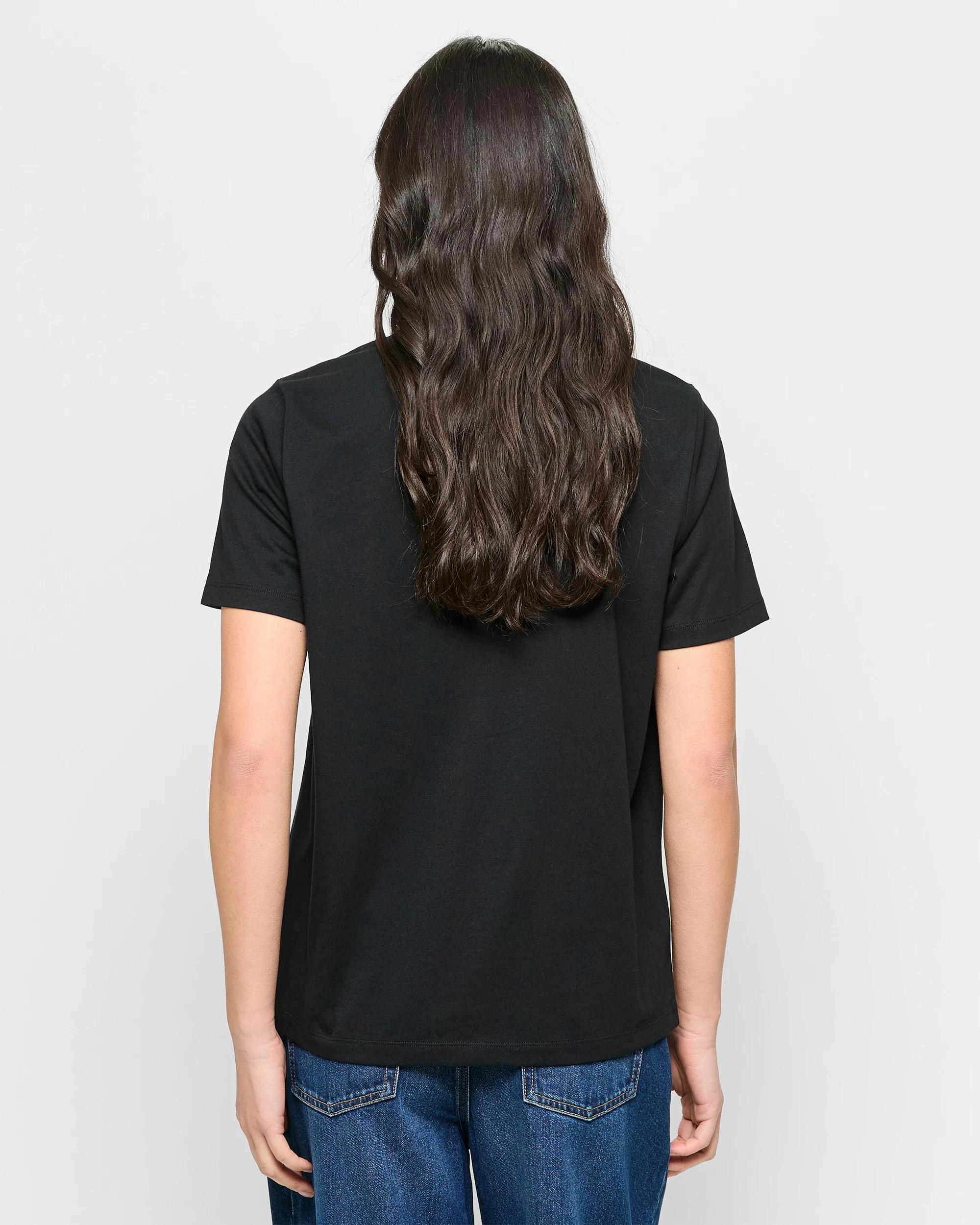 4 Target Australian Cotton Classic T-Shirt BLACK, 4 of 5