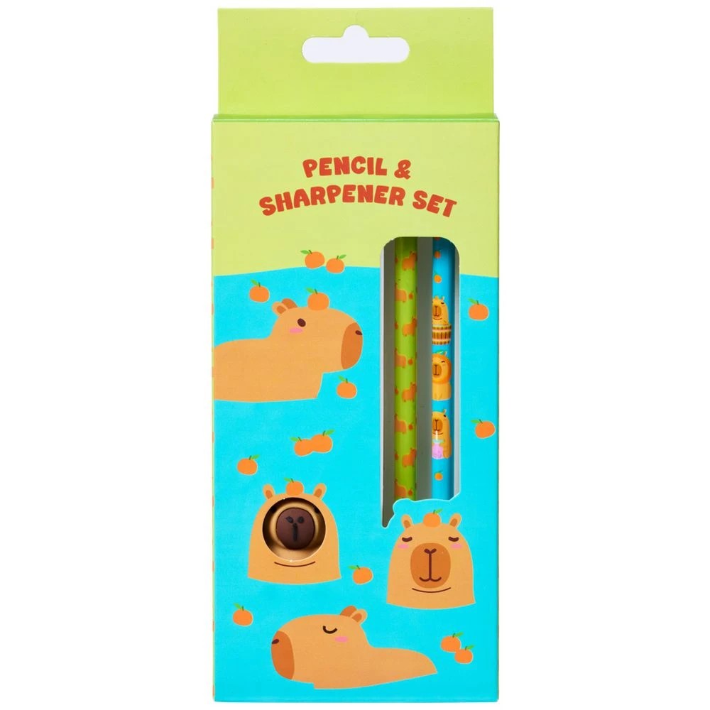 3 Capybara Sharpener and Pencils Set, 3 of 3