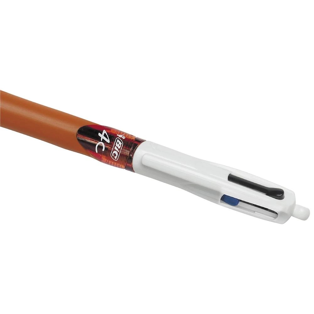 4 BIC 4 Colour Grip Retractable Ballpoint Pen 0.7mm, 4 of 6